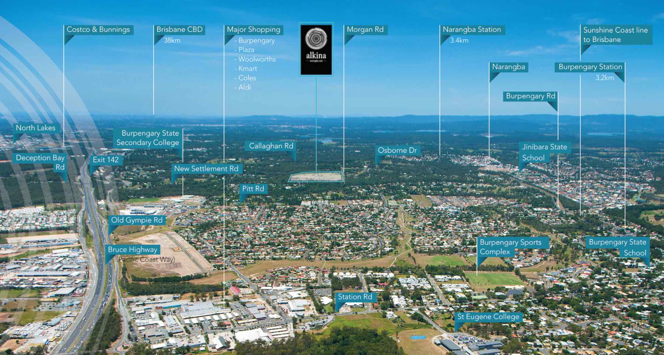 Alkina Estate - Burpengary Aerial