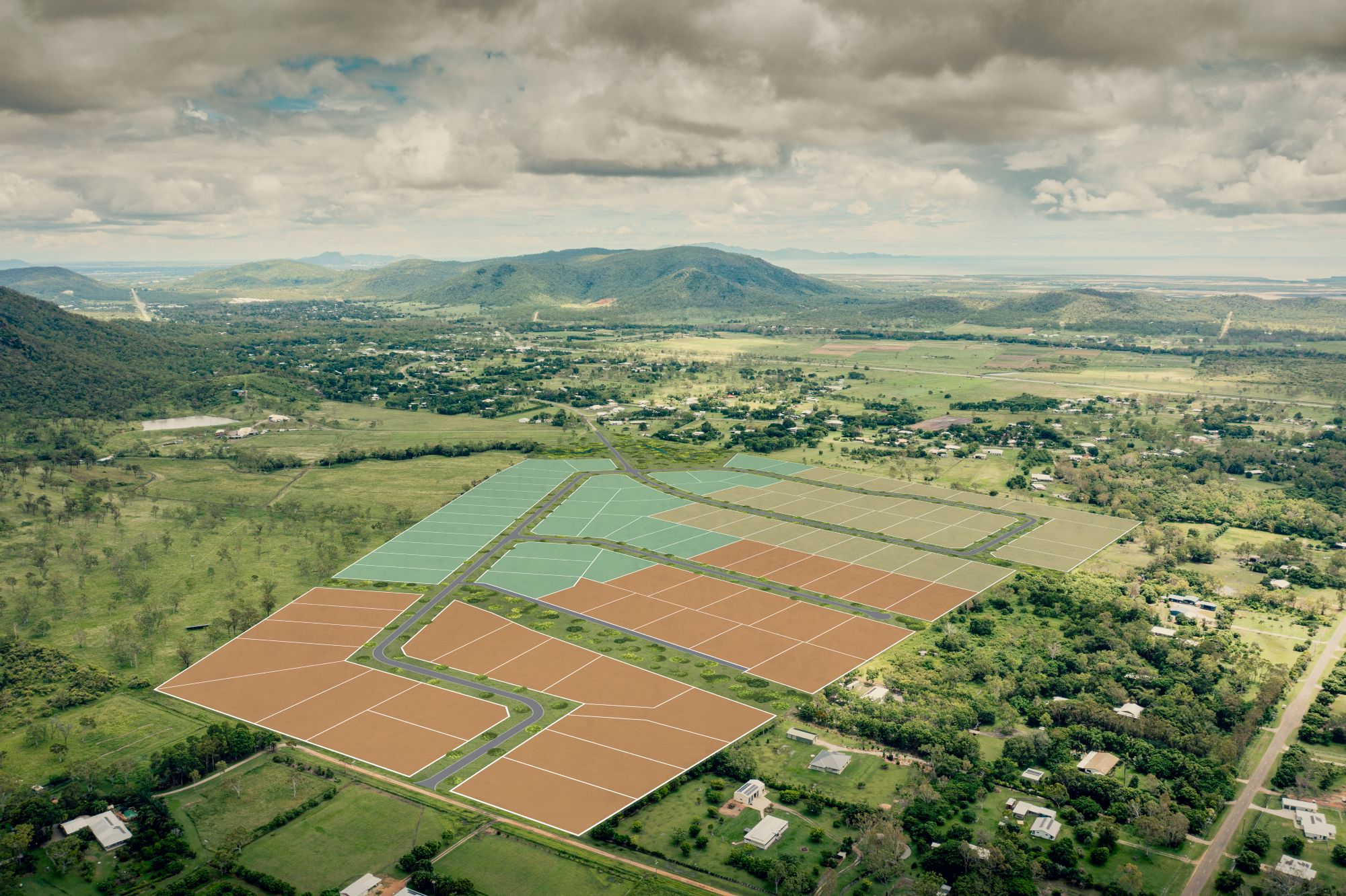 Allendale Estate - Alligator Creek Aerial