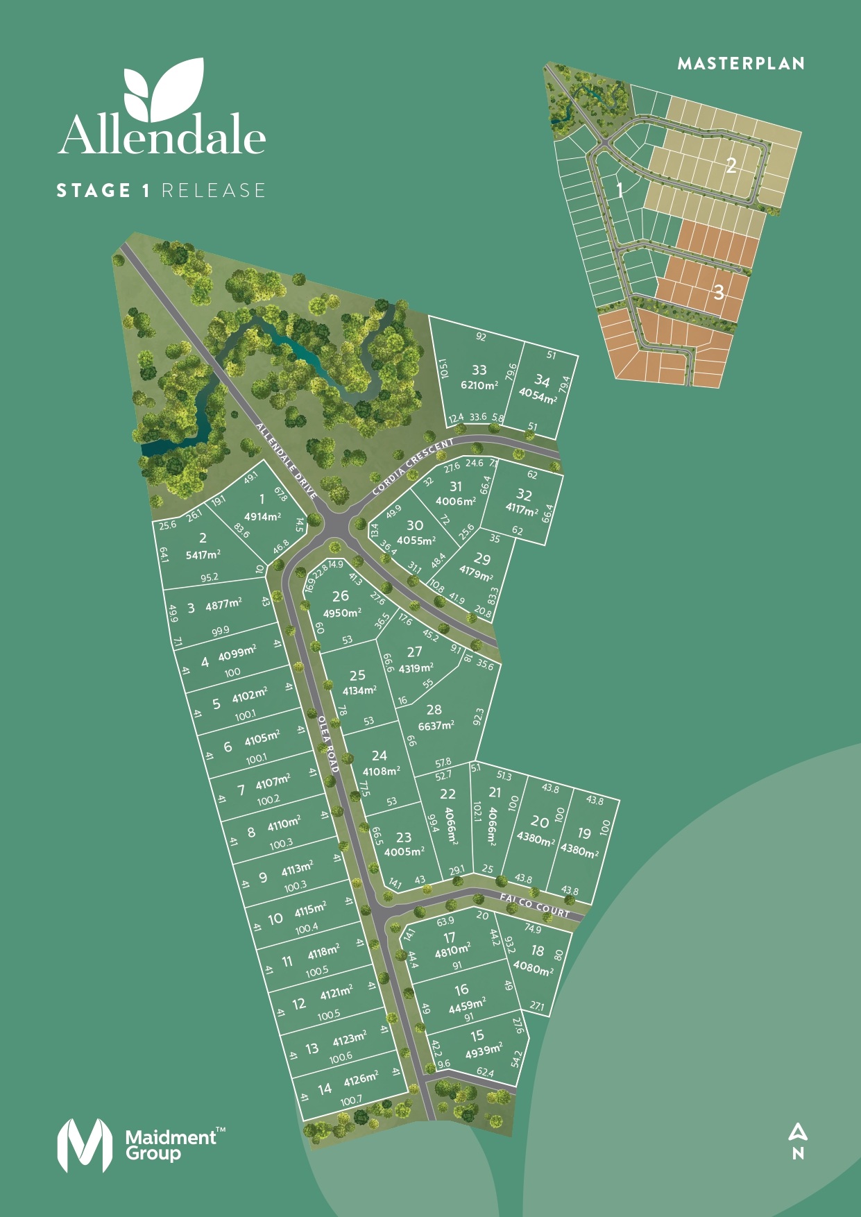Allendale Estate - Alligator Creek Release Map