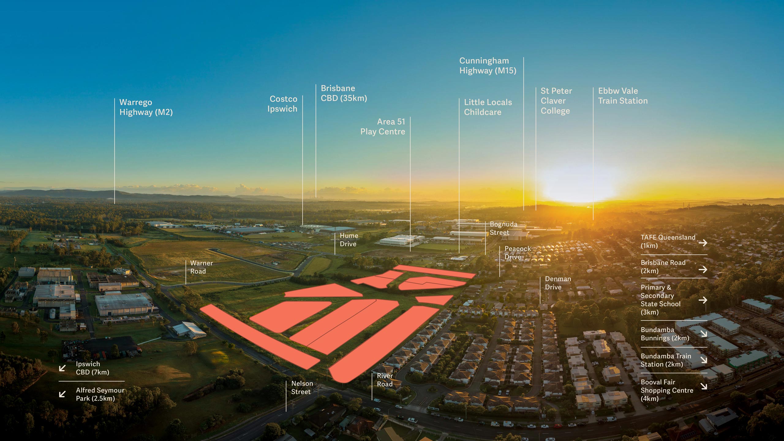 Allura Estate - Bundamba Aerial