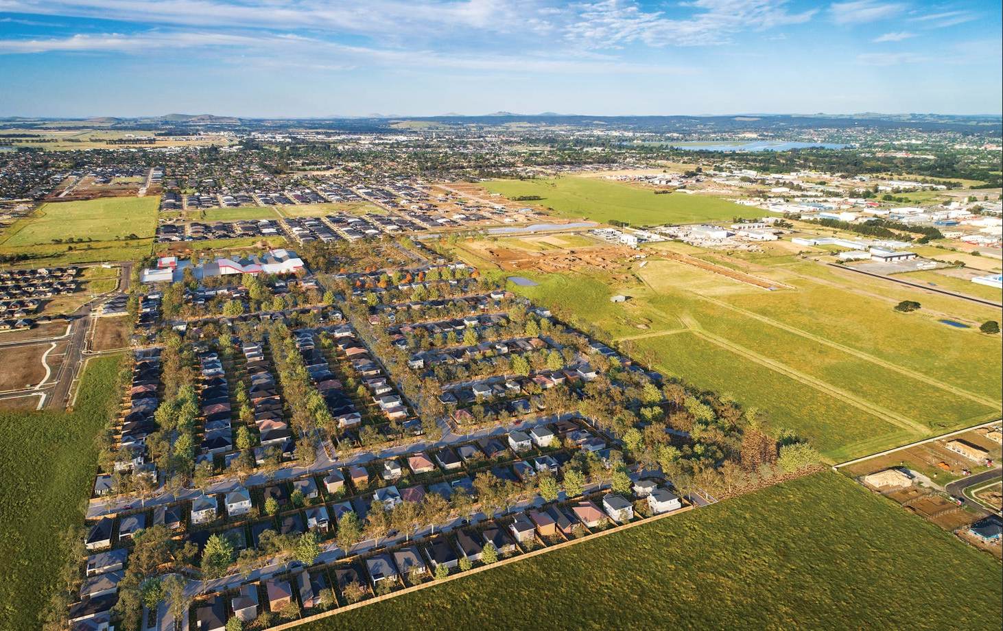 Alluvium Estate - Winter Valley Aerial