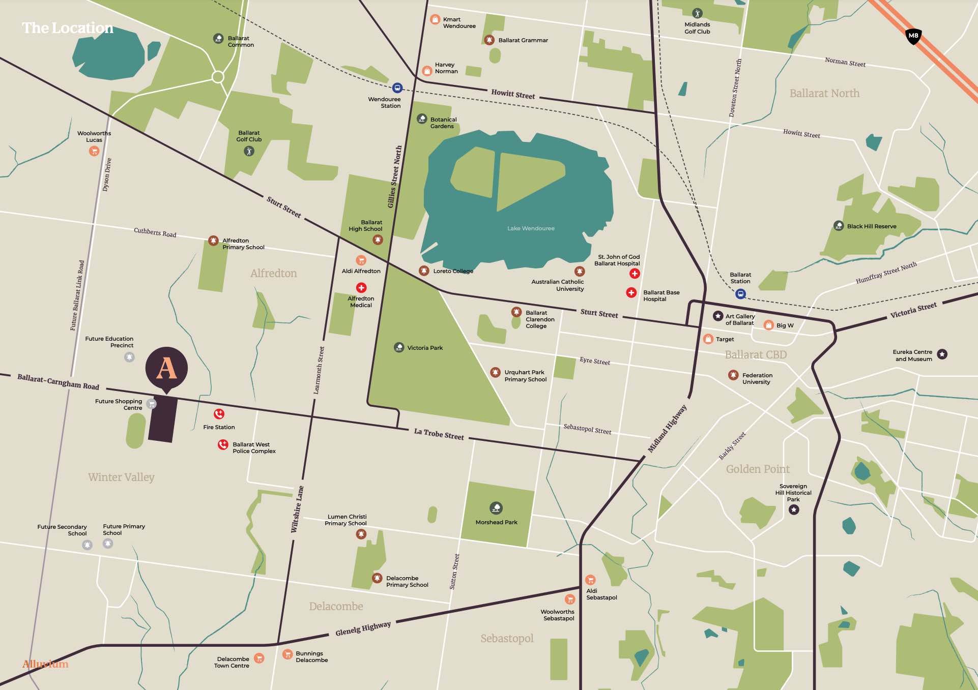 Alluvium Estate - Winter Valley Location m Location Map