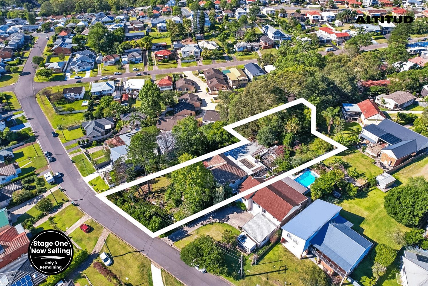 Altitud Townhomes - Charlestown Aerial