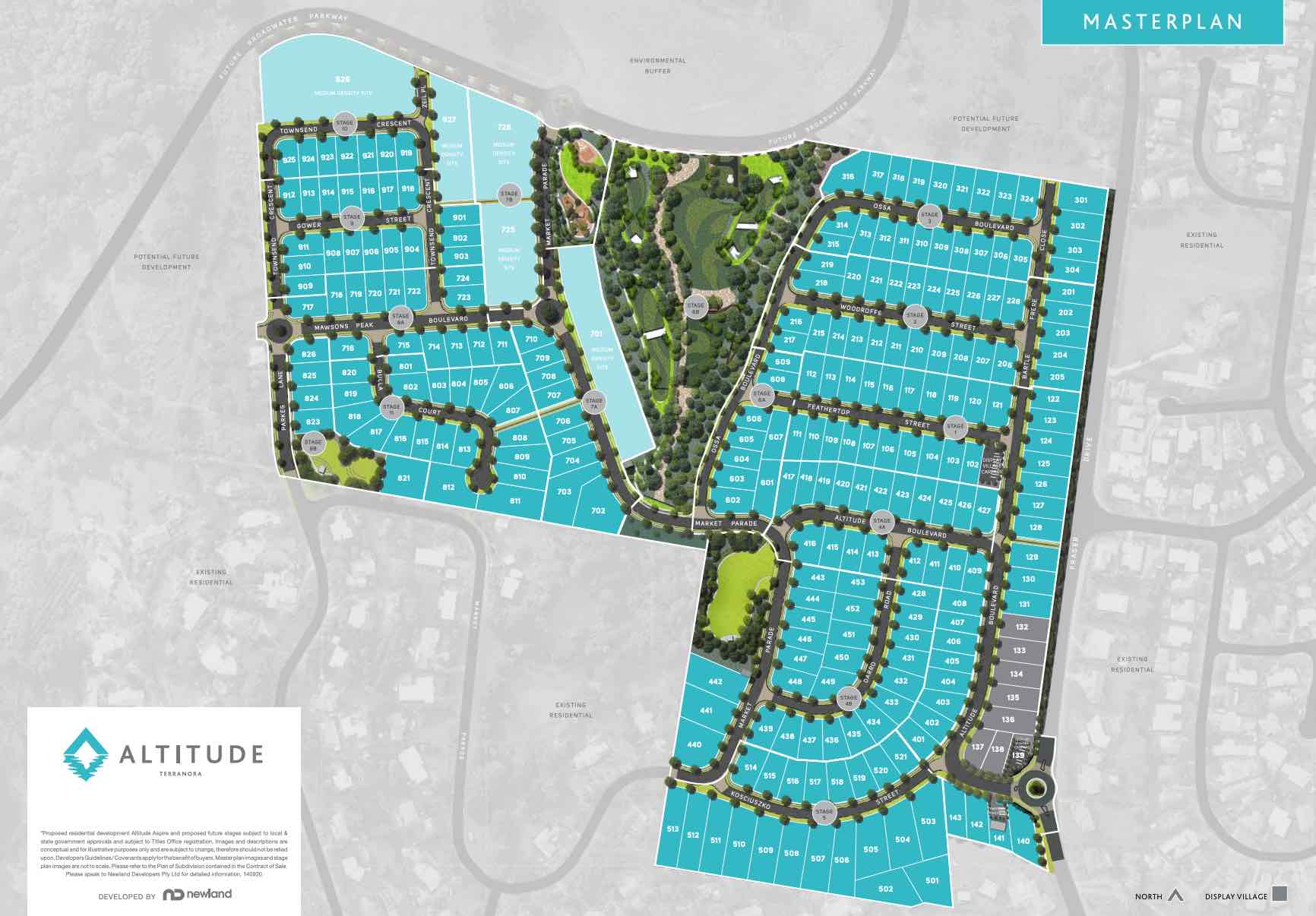 Altitude Estate - Terrano Masterplan