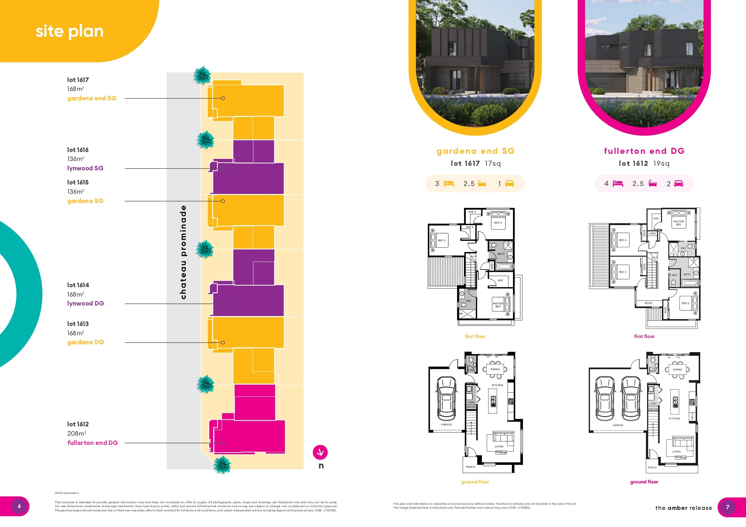 Amber Townhomes at Carolina - Deanside Floorplan