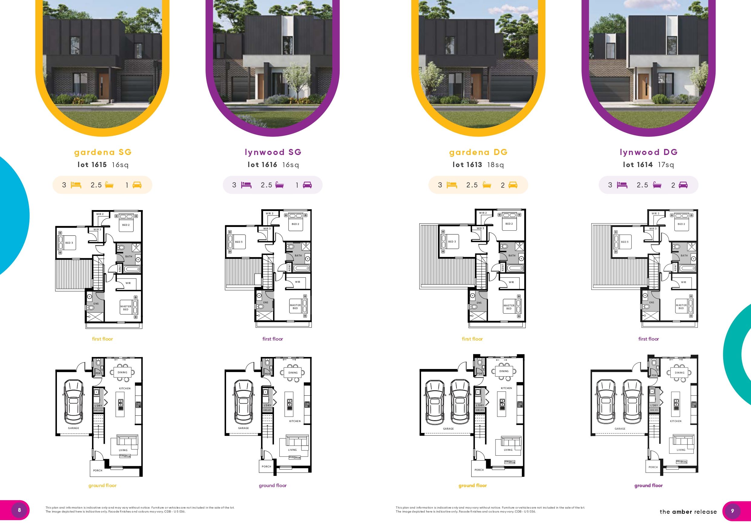 Amber Townhomes at Carolina - Deanside Floorplan