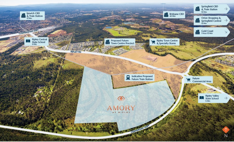Amory Estate - Ripley Aerial