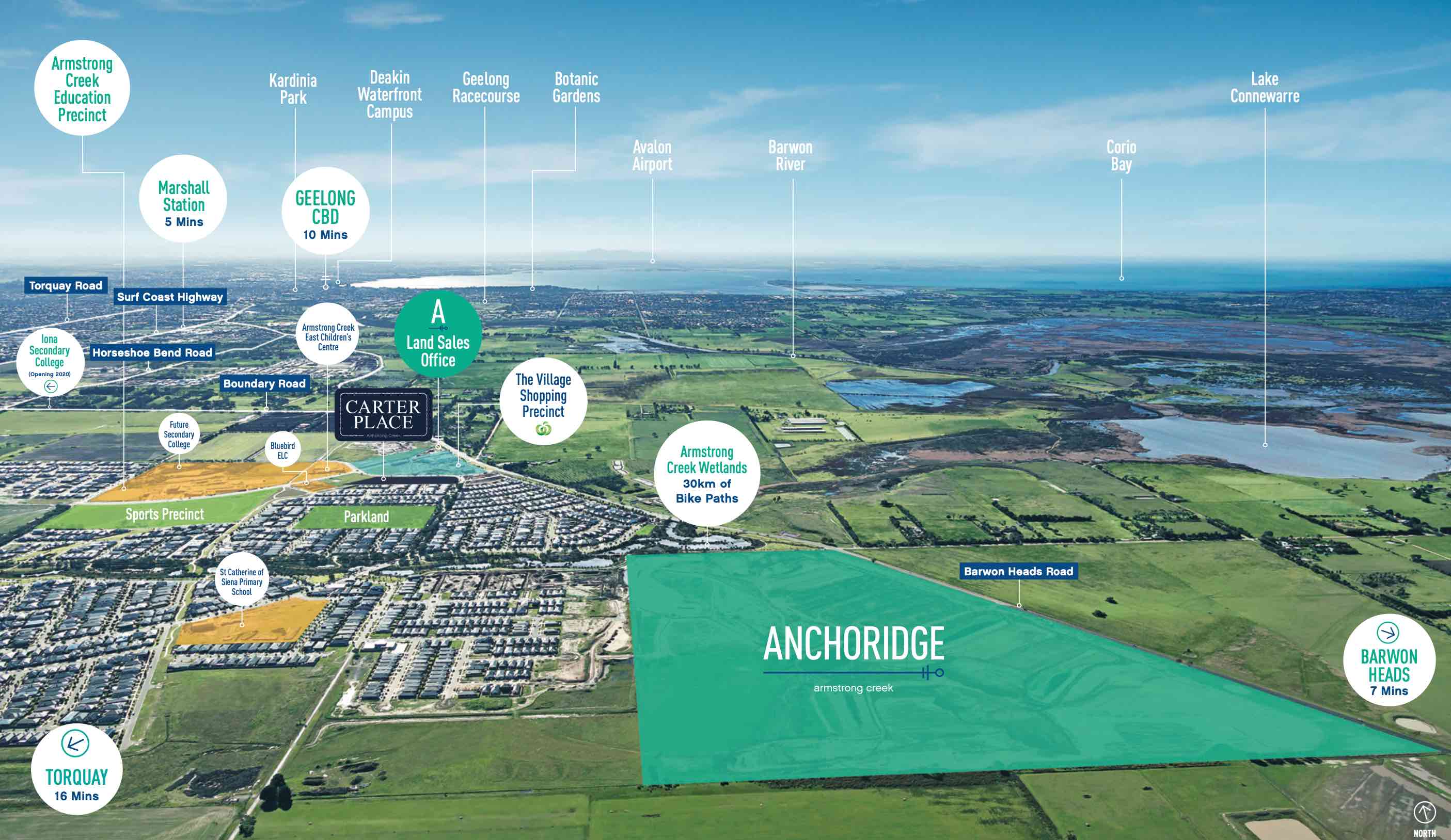 Anchoridge Estate - Armstrong Creek Render