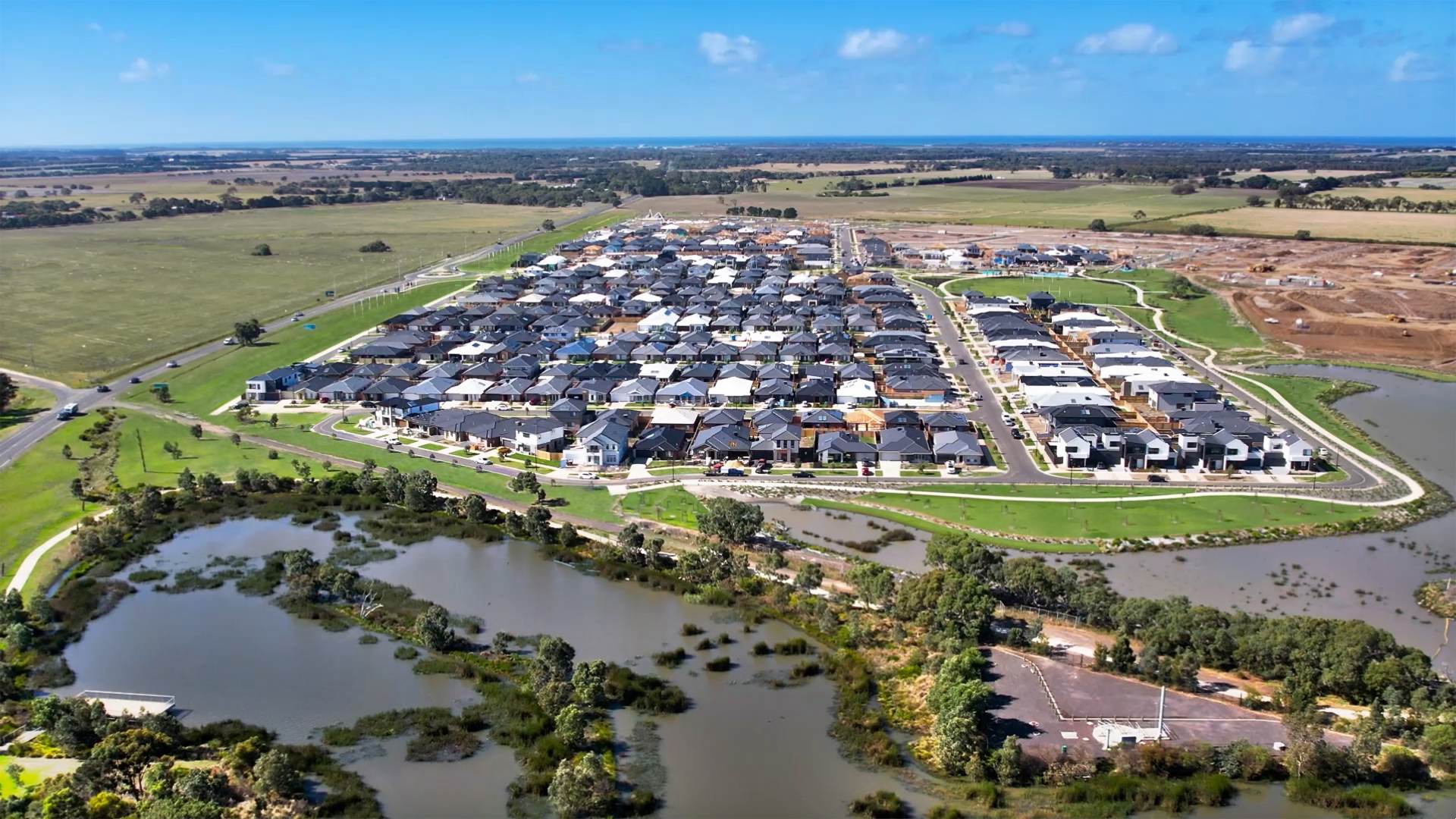 Anchoridge Estate - Armstrong Creek Aerial