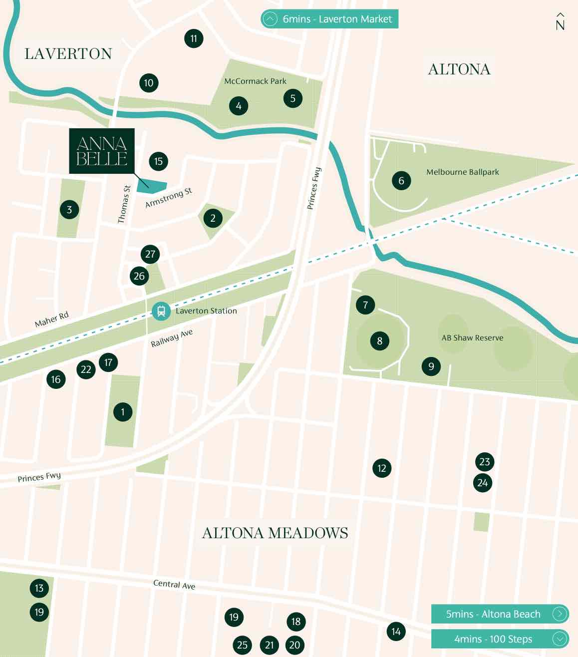 Annabelle Estate - Laverton Location map_0 Location Map