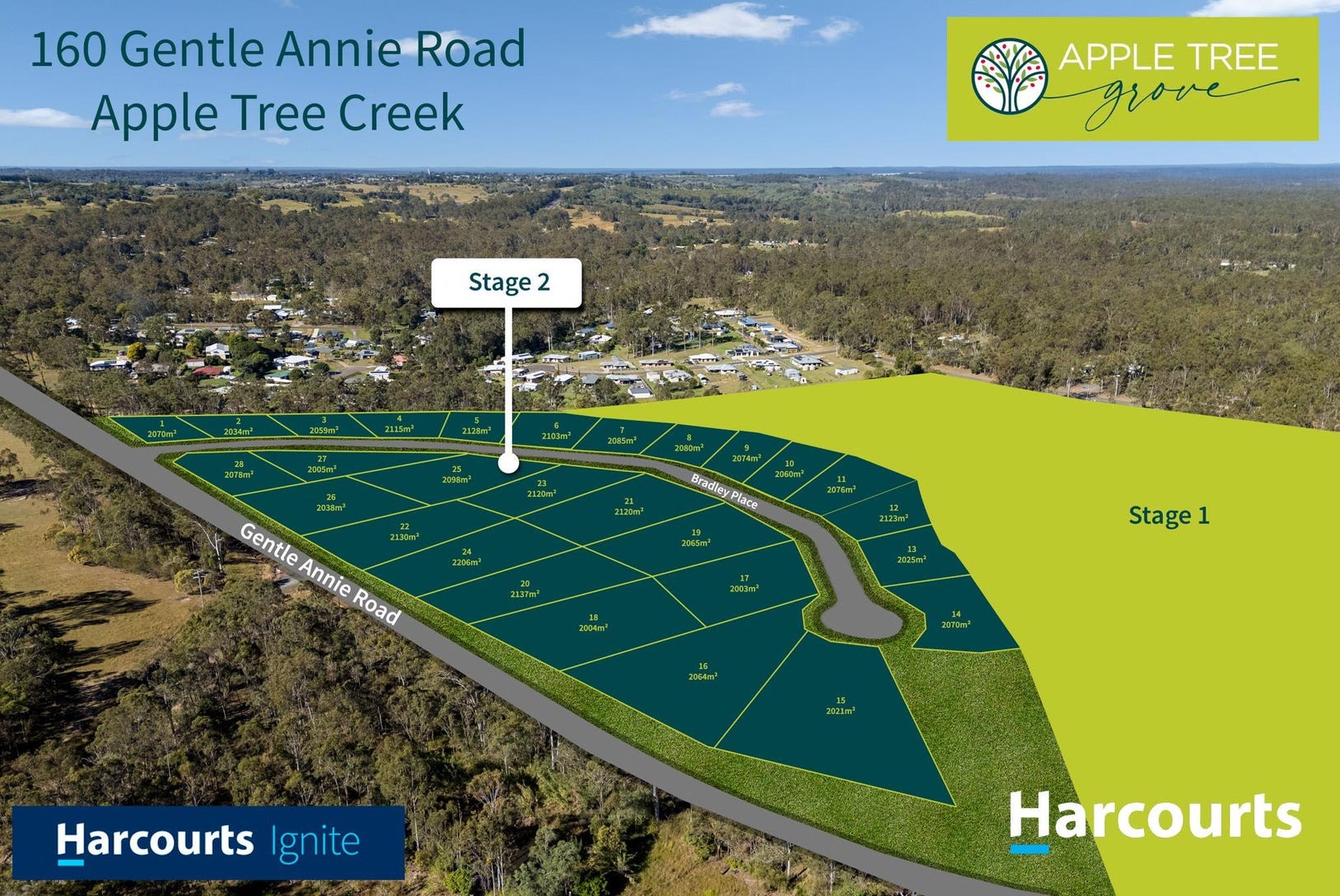 Apple Tree Grove Estate - Apple Tree Creek Aerial