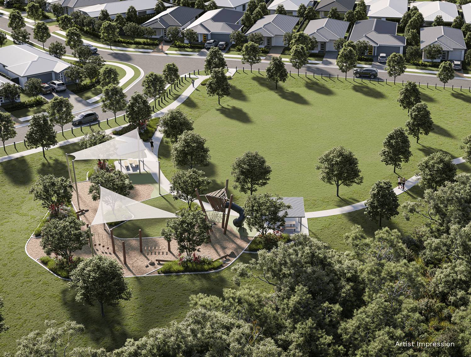Arc on the Point Estate - Victoria Point Render