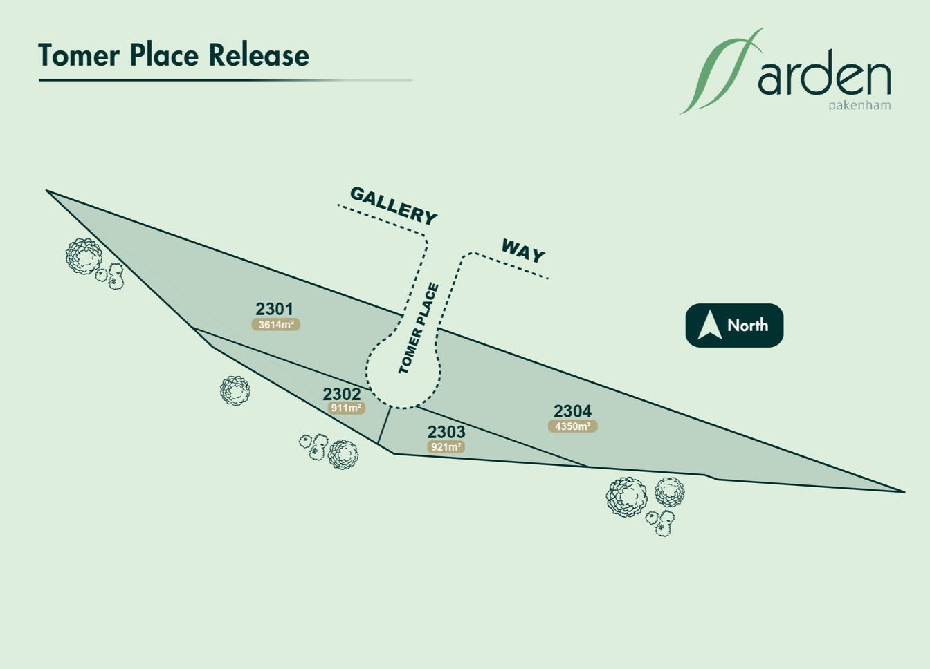 Arden Estate - Pakenham Release Map