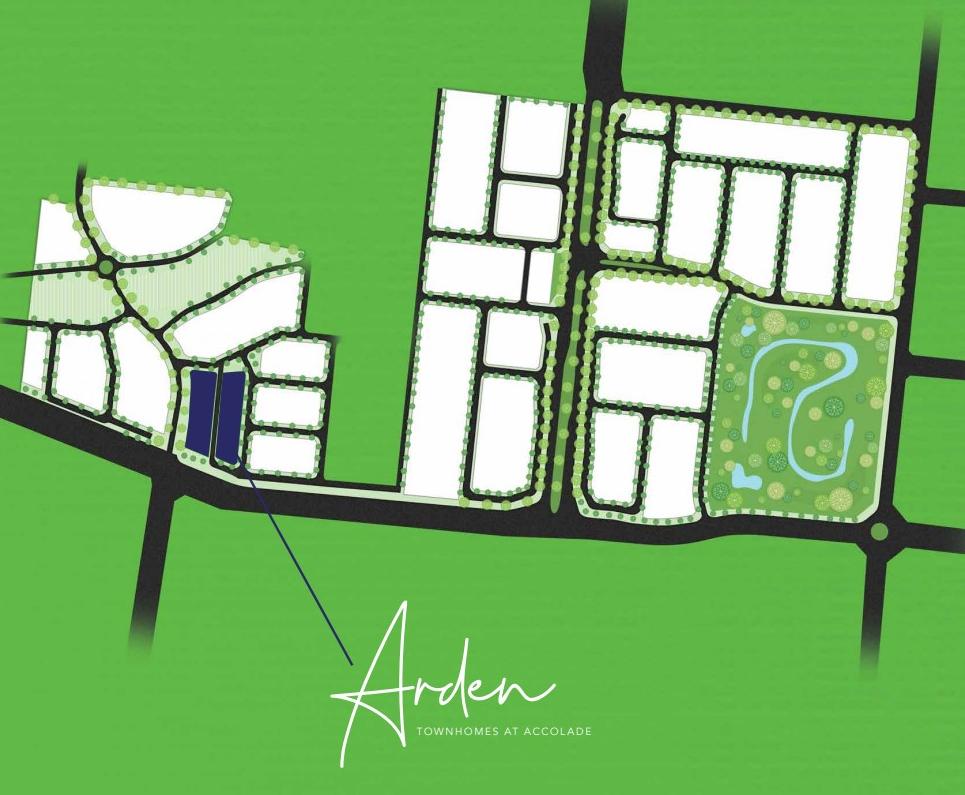 Arden Townhomes at Accolade Estate - Rockbank Location Map