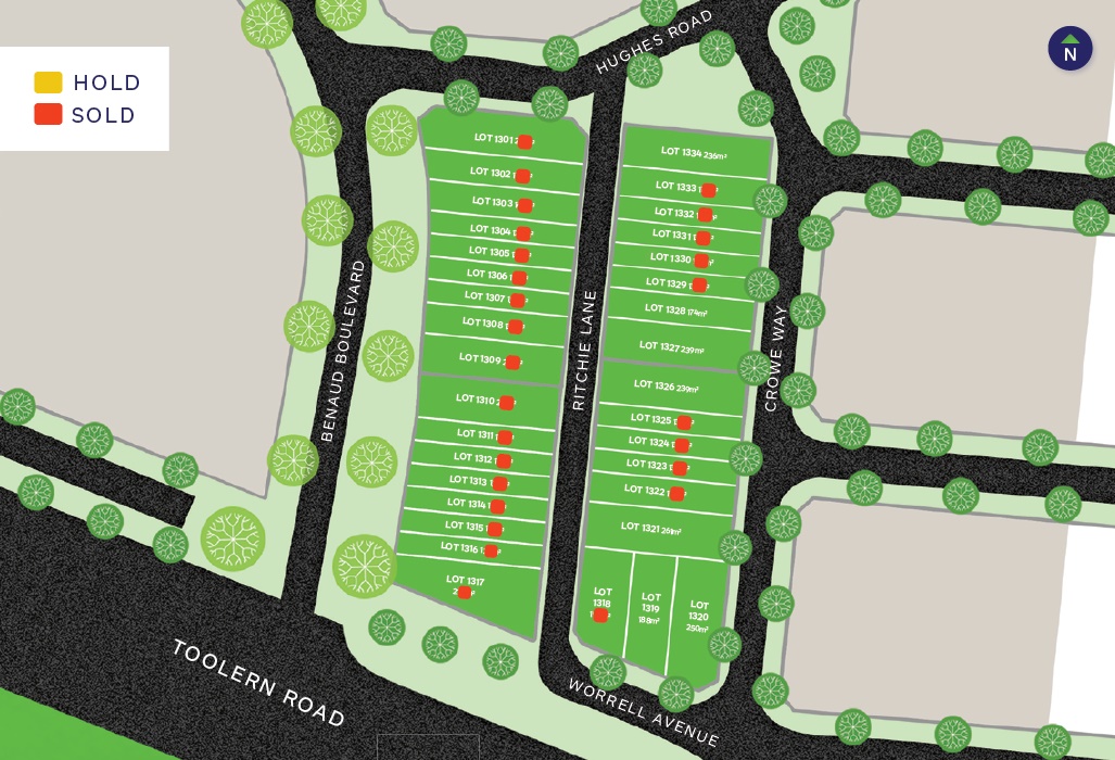 Arden Townhomes at Accolade Estate - Rockbank Masterplan