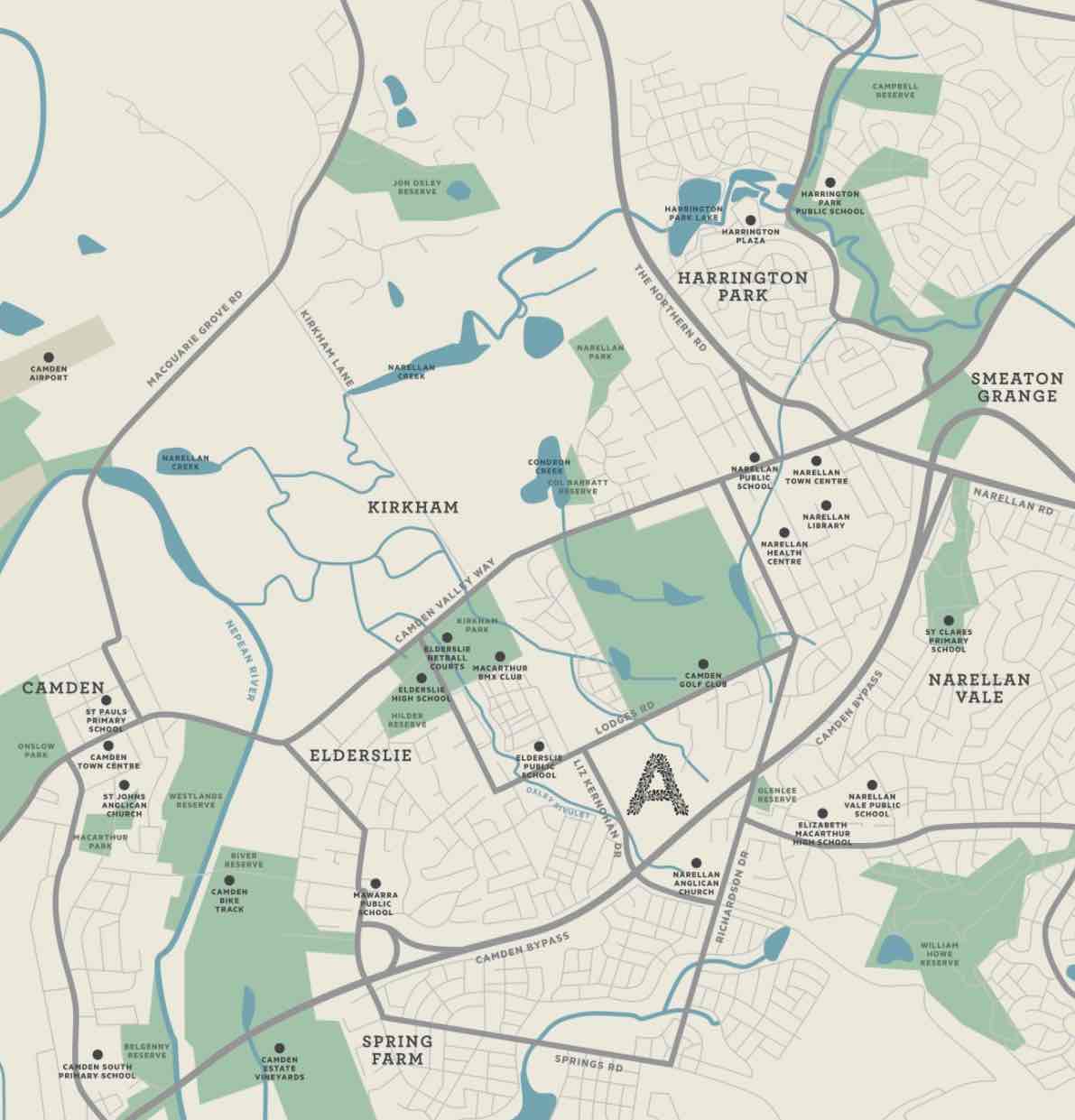 Argyle Estate - Elderslie Location m Location Map