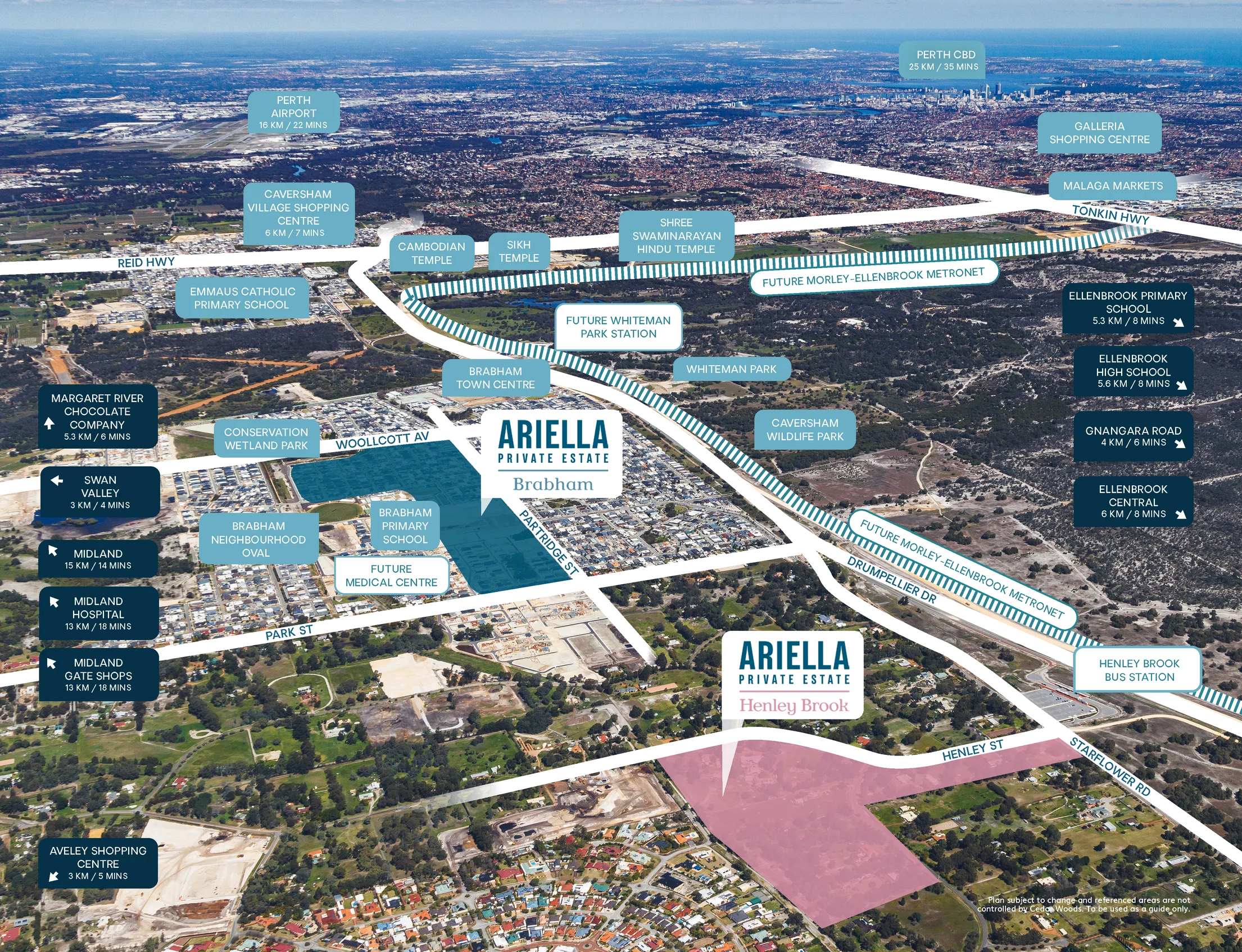 Ariella Private Estate - Henley Brook Aerial