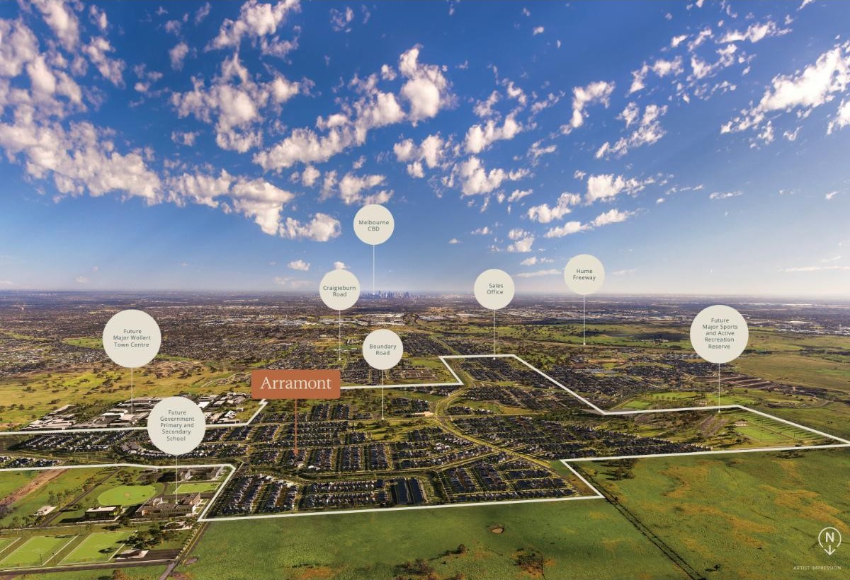 Arramont Estate - Wollert Aerial