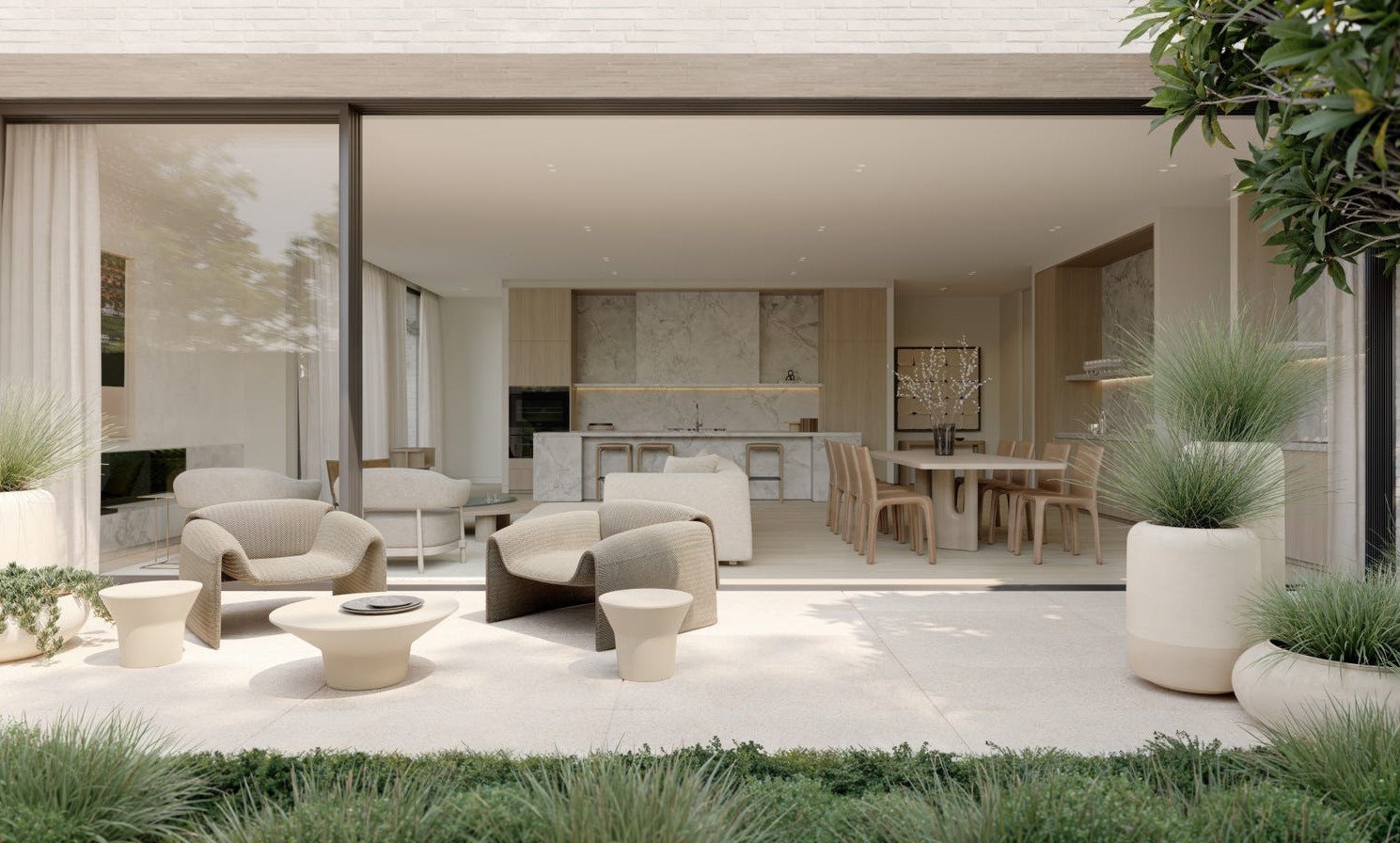 Arteur Townhomes - Kew Backyard