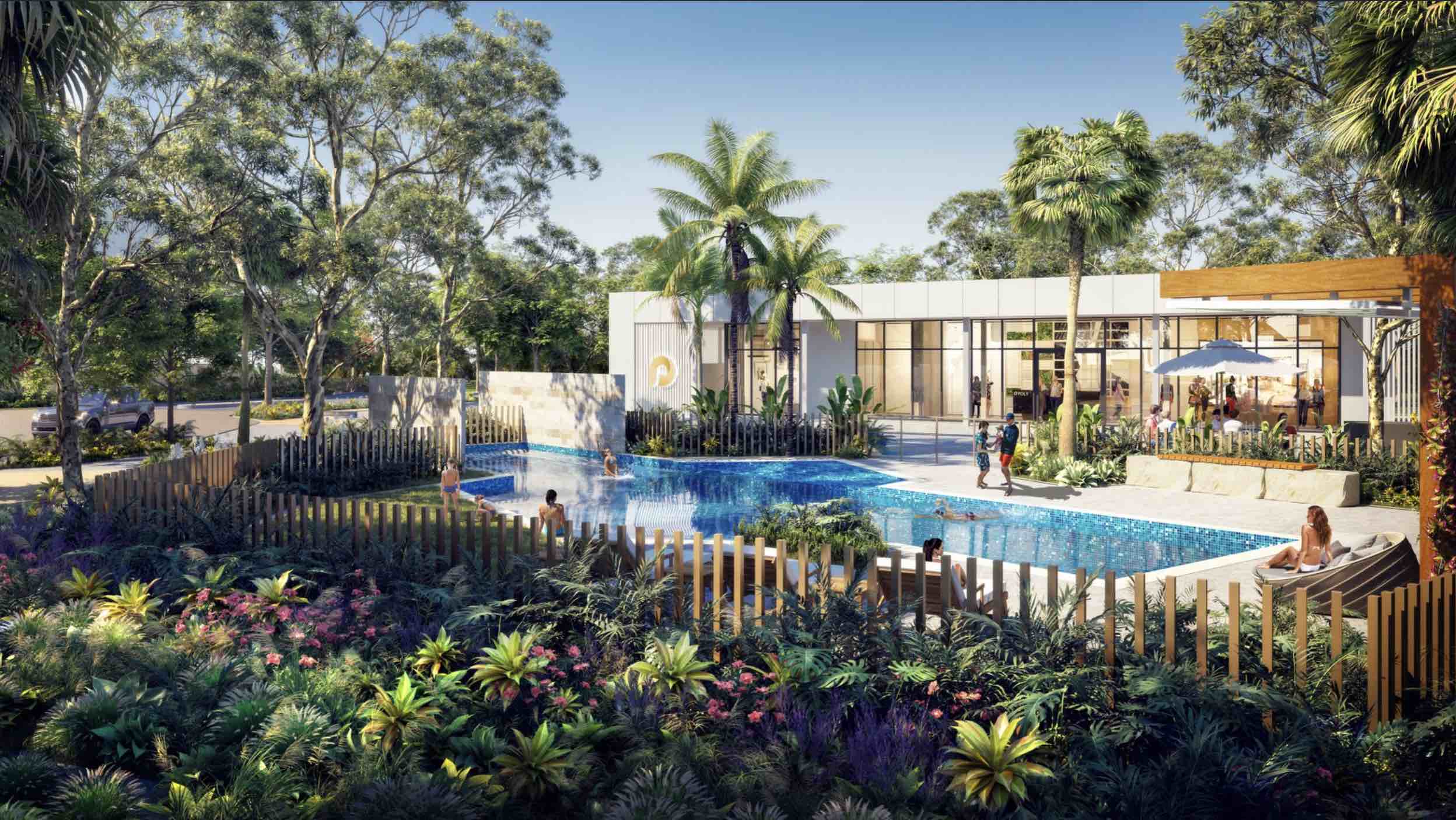 Ascot Aurora Estate - Ascot Swimming pool Render 
