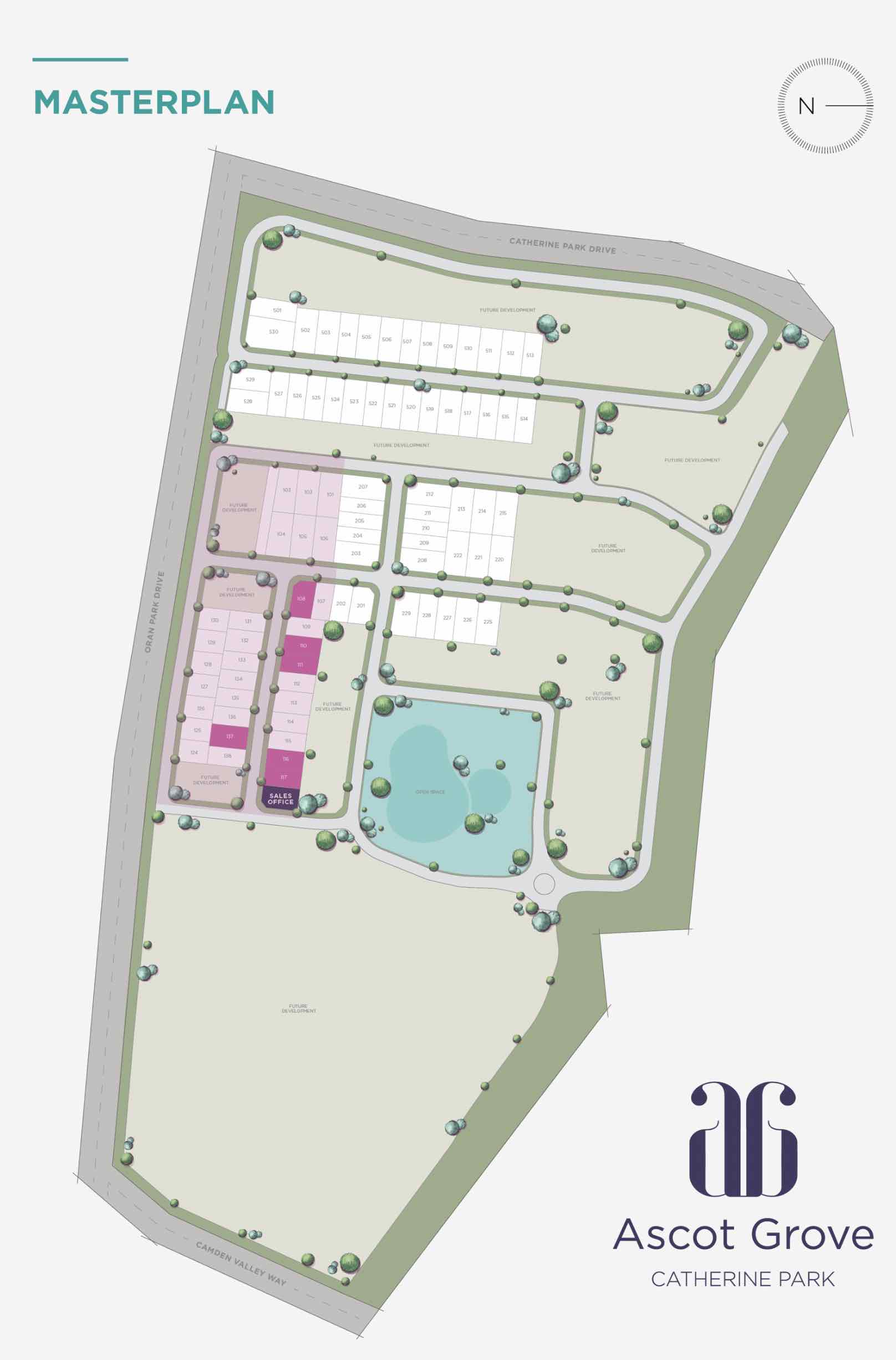 Ascot Grove Estate - Oran Park Masterplan