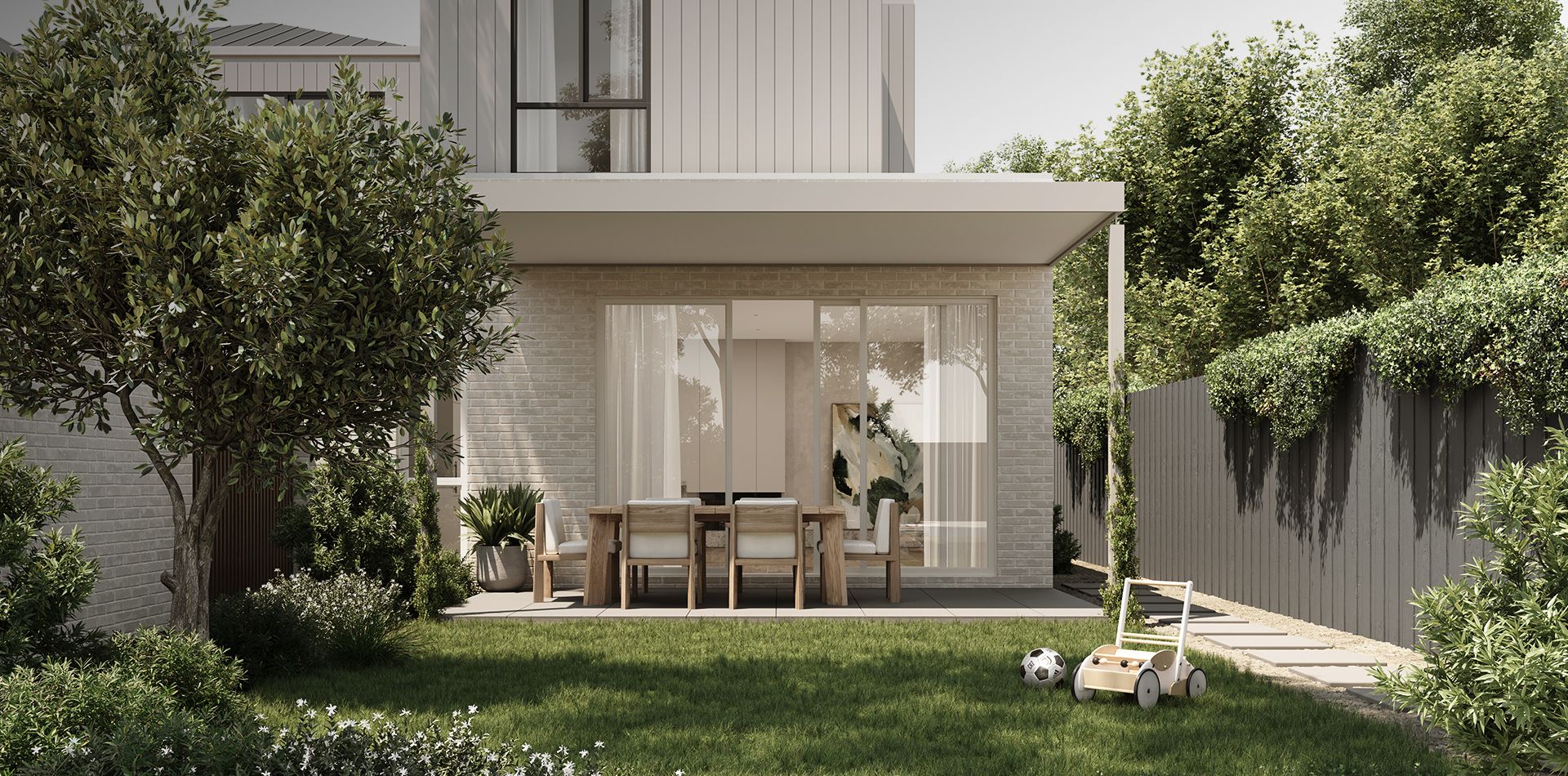 Ascot Quarter Townhomes - Ascot Vale Render