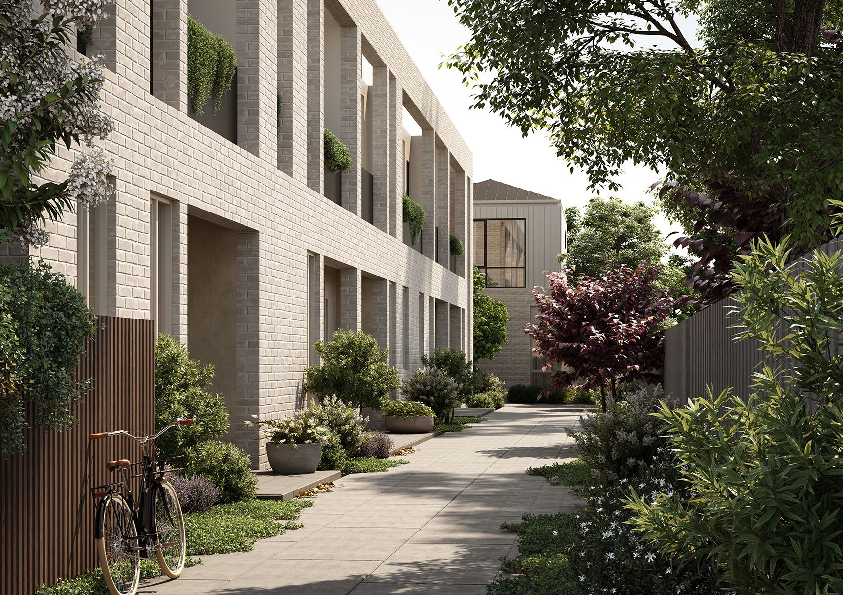 Ascot Quarter Townhomes - Ascot Vale Render