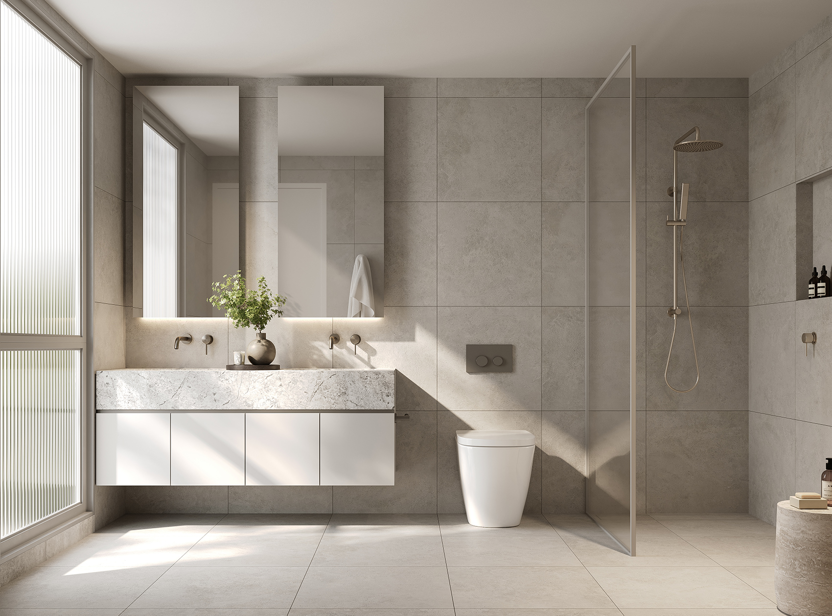 Ascot Quarter Townhomes - Ascot Vale Bathroom