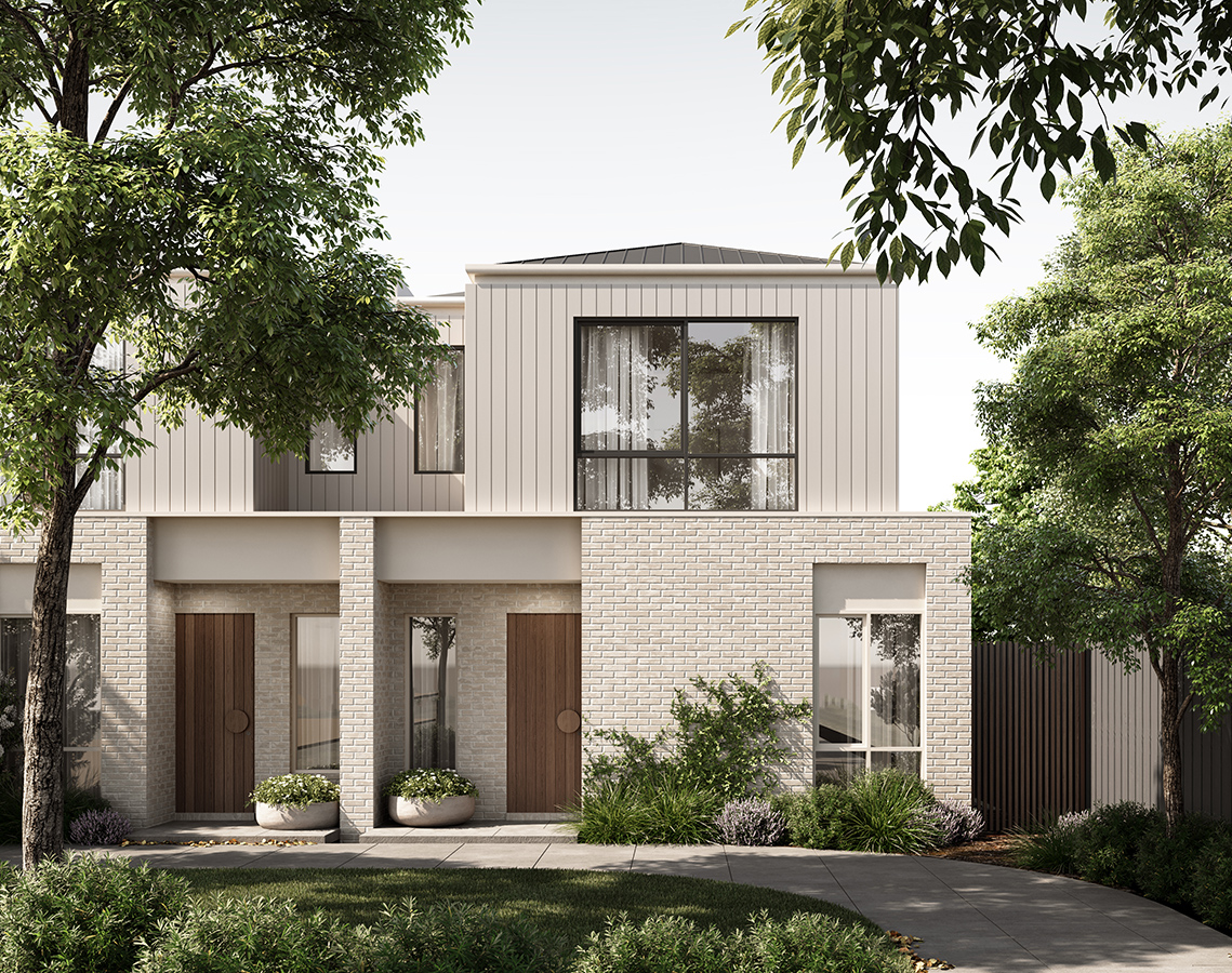 Ascot Quarter Townhomes - Ascot Vale Render