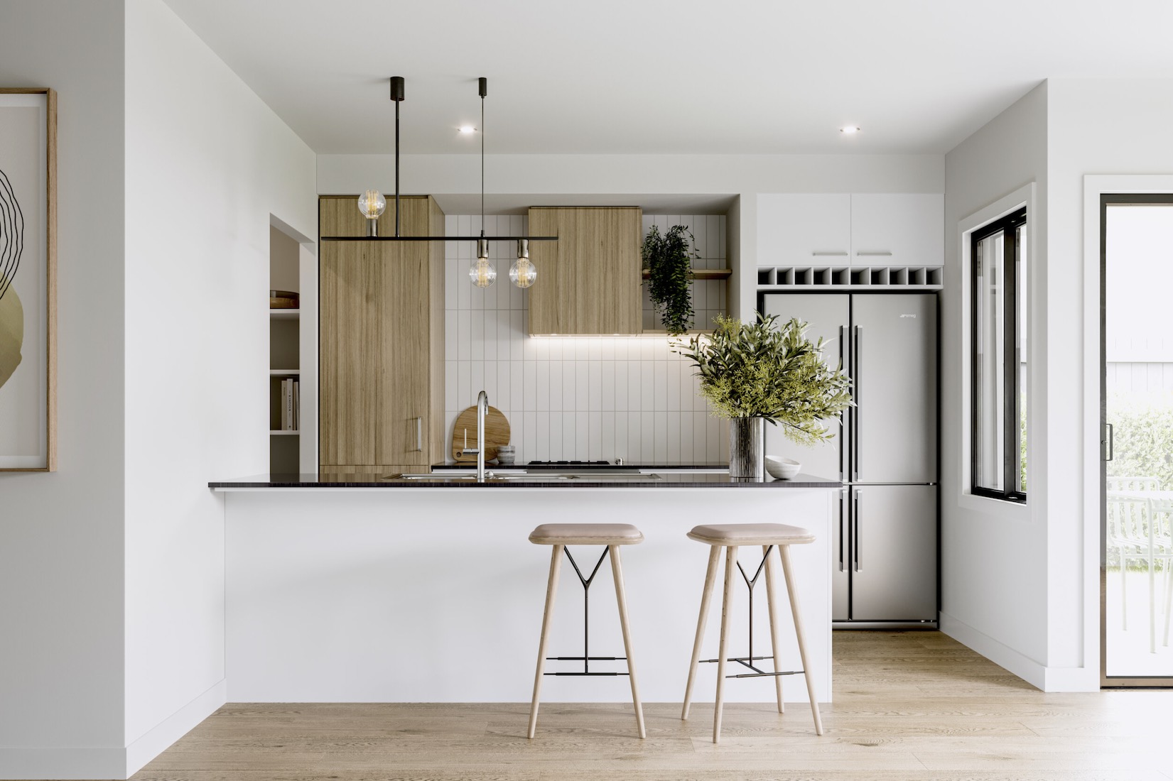 Ascot Townhomes in Newhaven Estate - Tarneit Kitchen Render