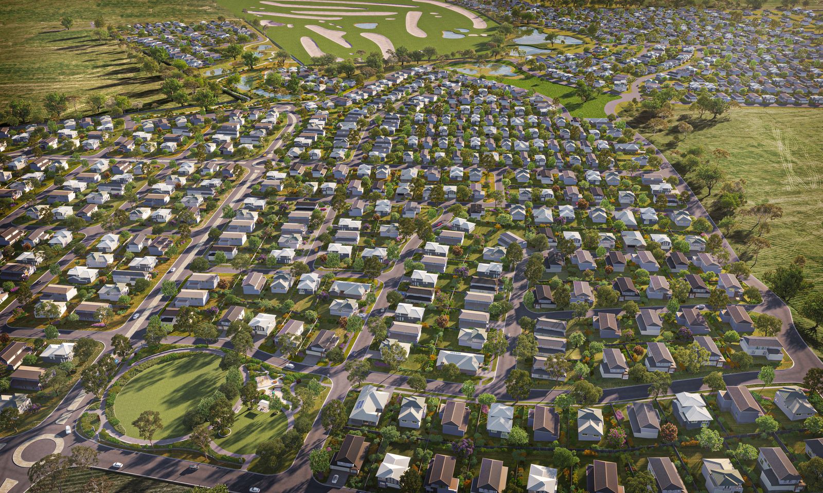 Ashbourne Estate - Moss Vale Aerial