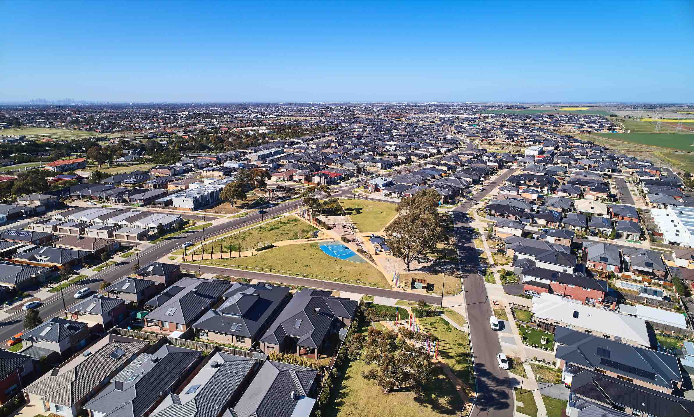 Aspire Estate - Fraser Rise Aerial