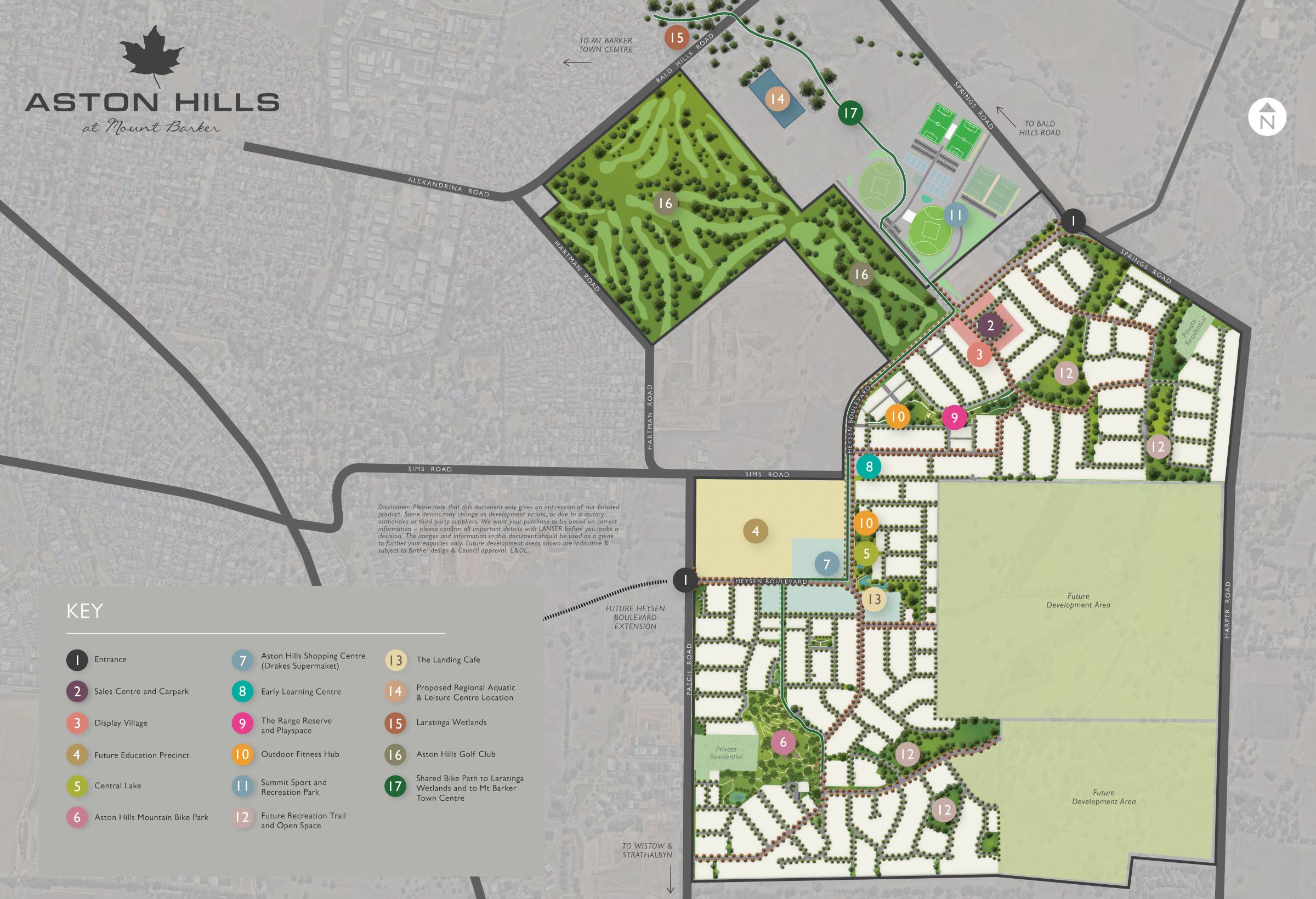Aston Hills Estate - Mount Barker Masterplan