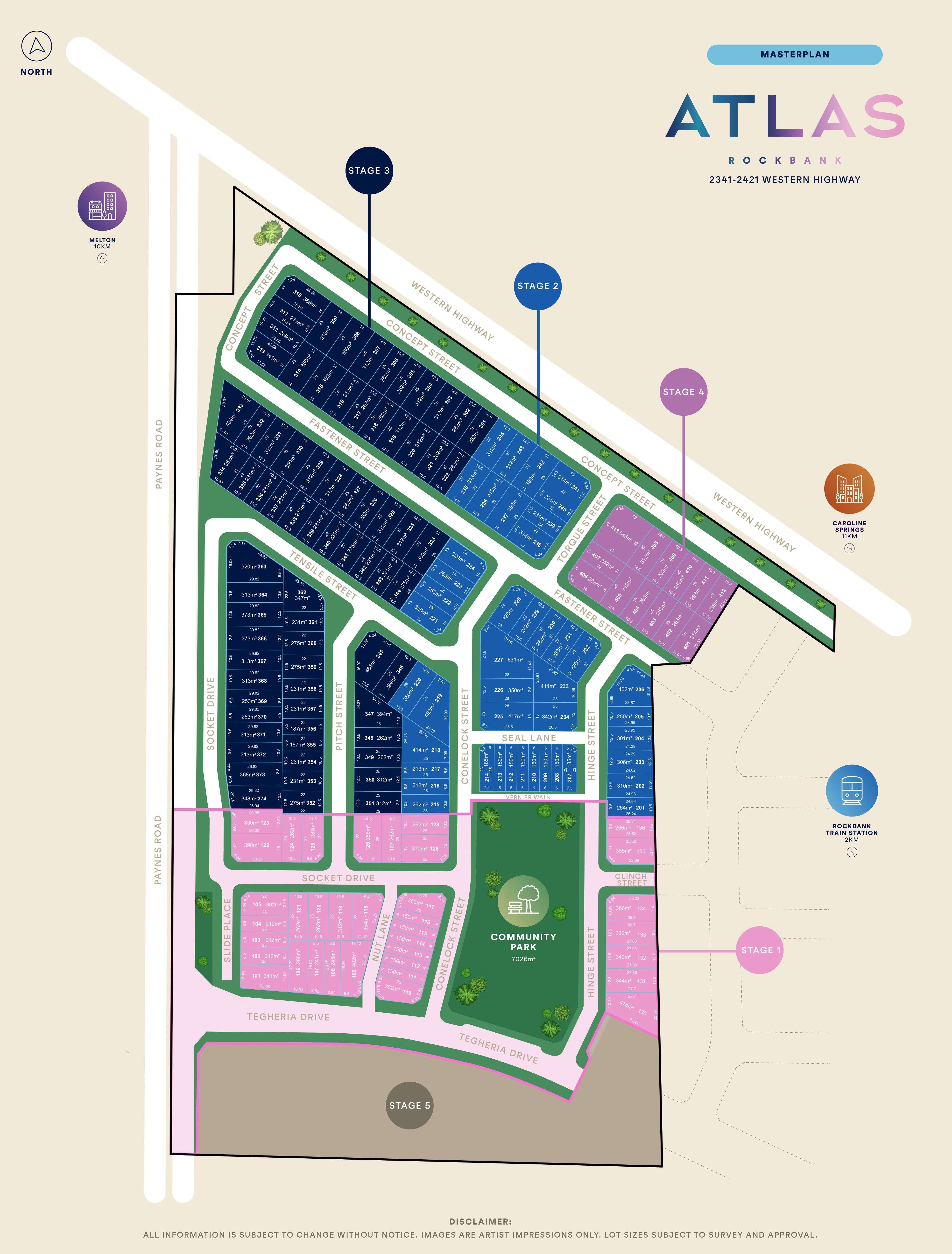 Atlas Estate - Rockbank Masterplan