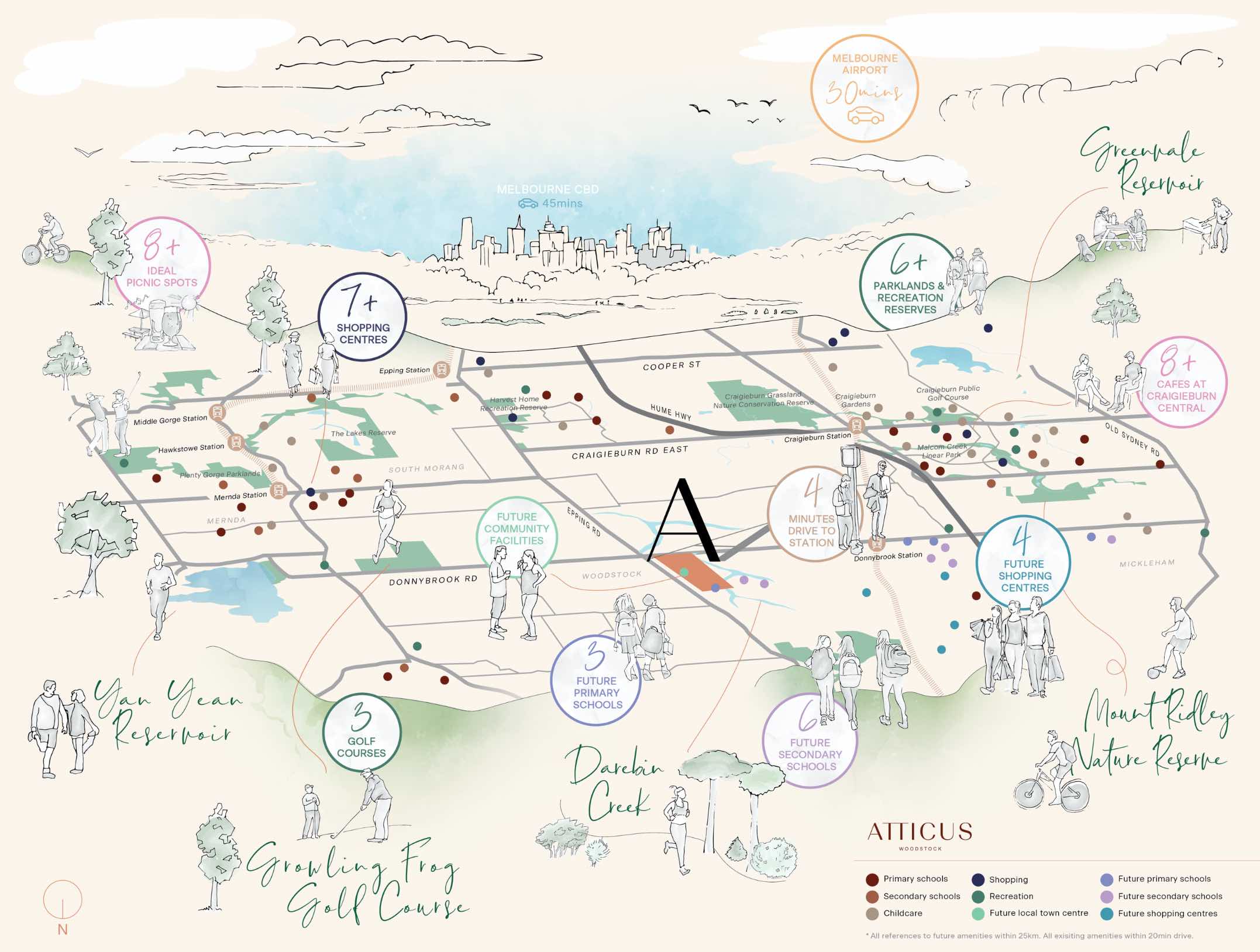 Atticus Estate - Woodstock Location map