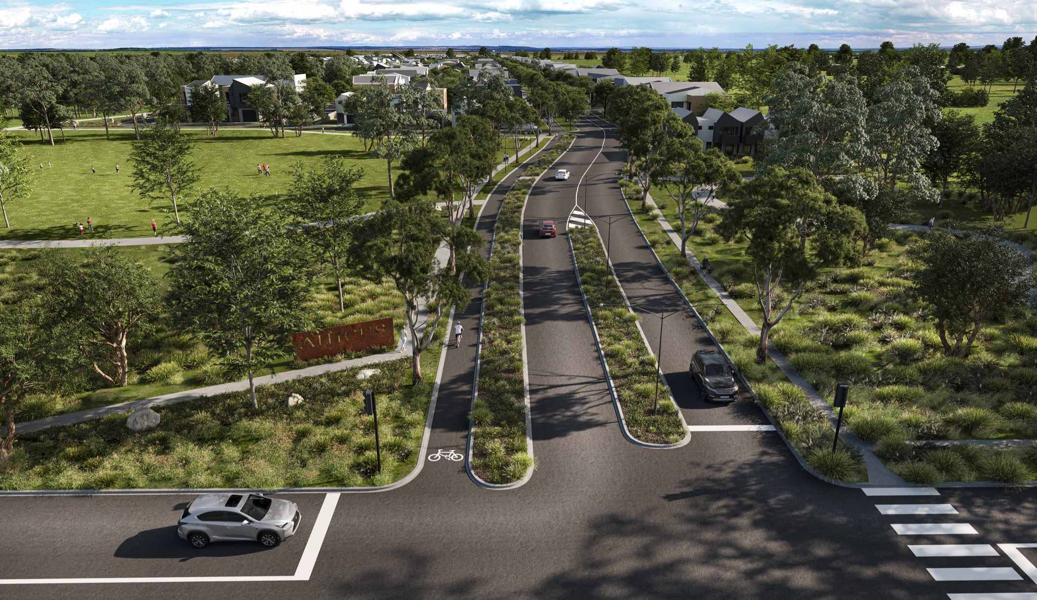 Atticus Estate - Woodstock Render
