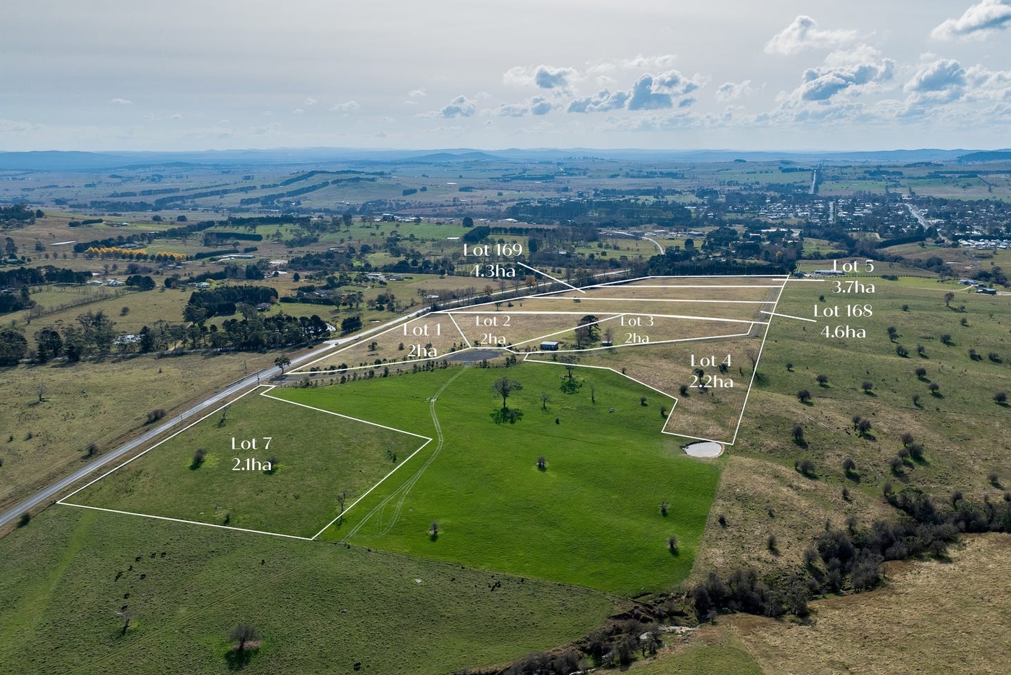 Aubrey Close - Braidwood Aerial