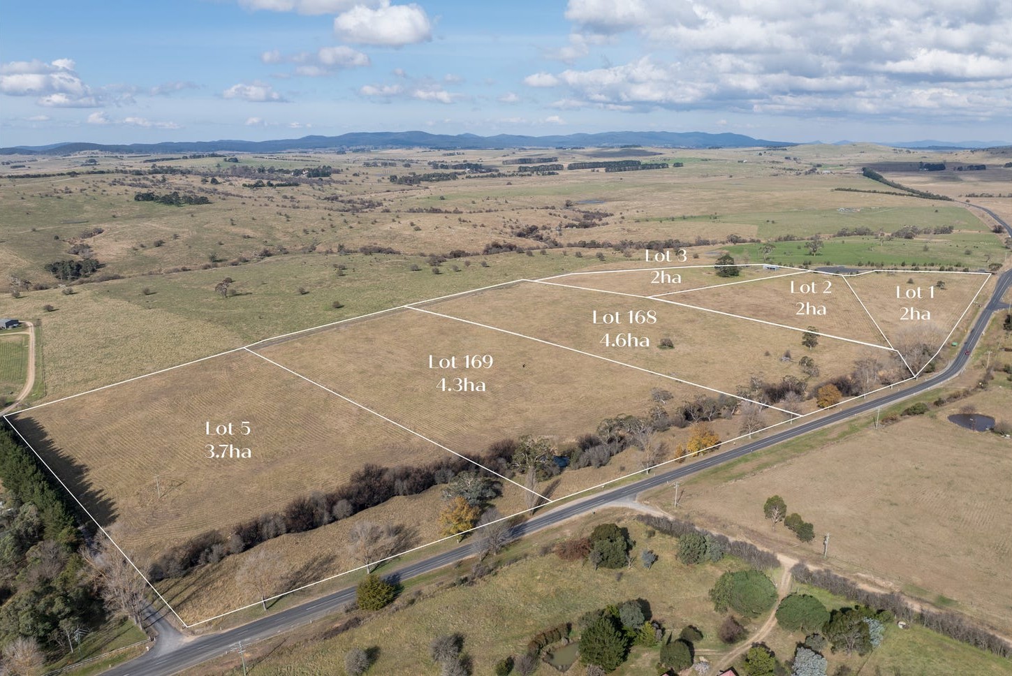 Aubrey Close - Braidwood Aerial