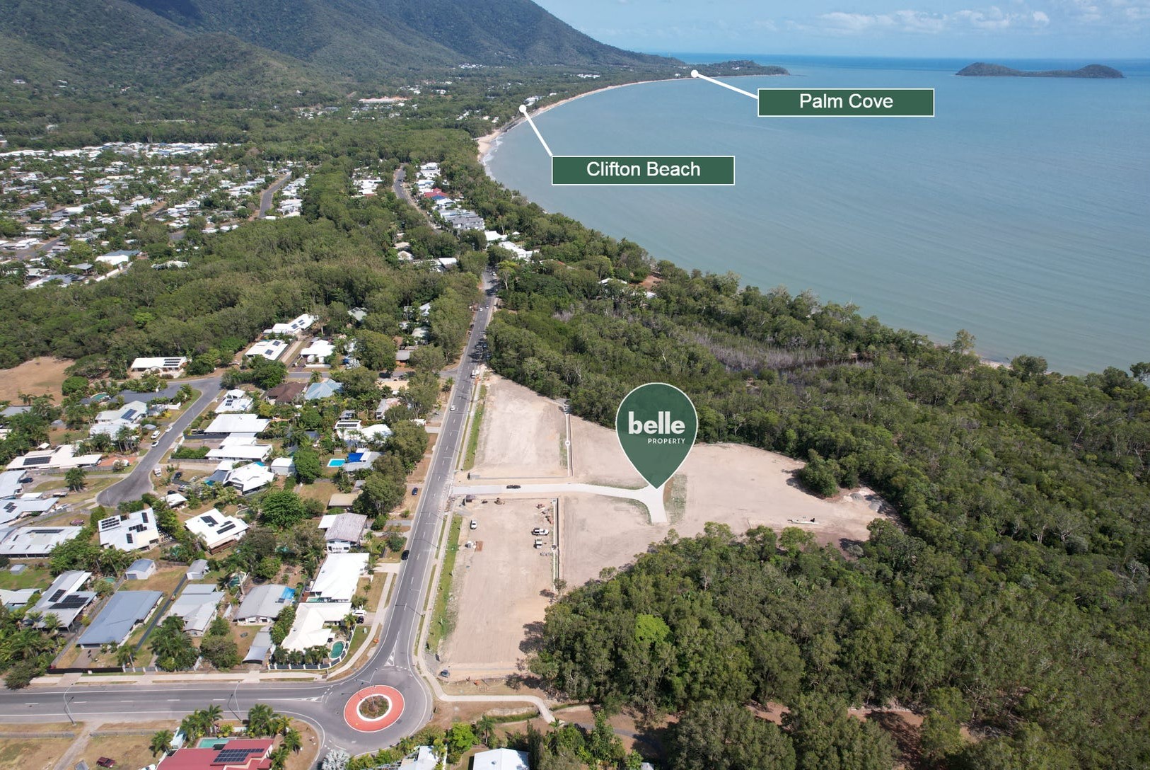 Aura Estate - Kewarra Beach Aerial
