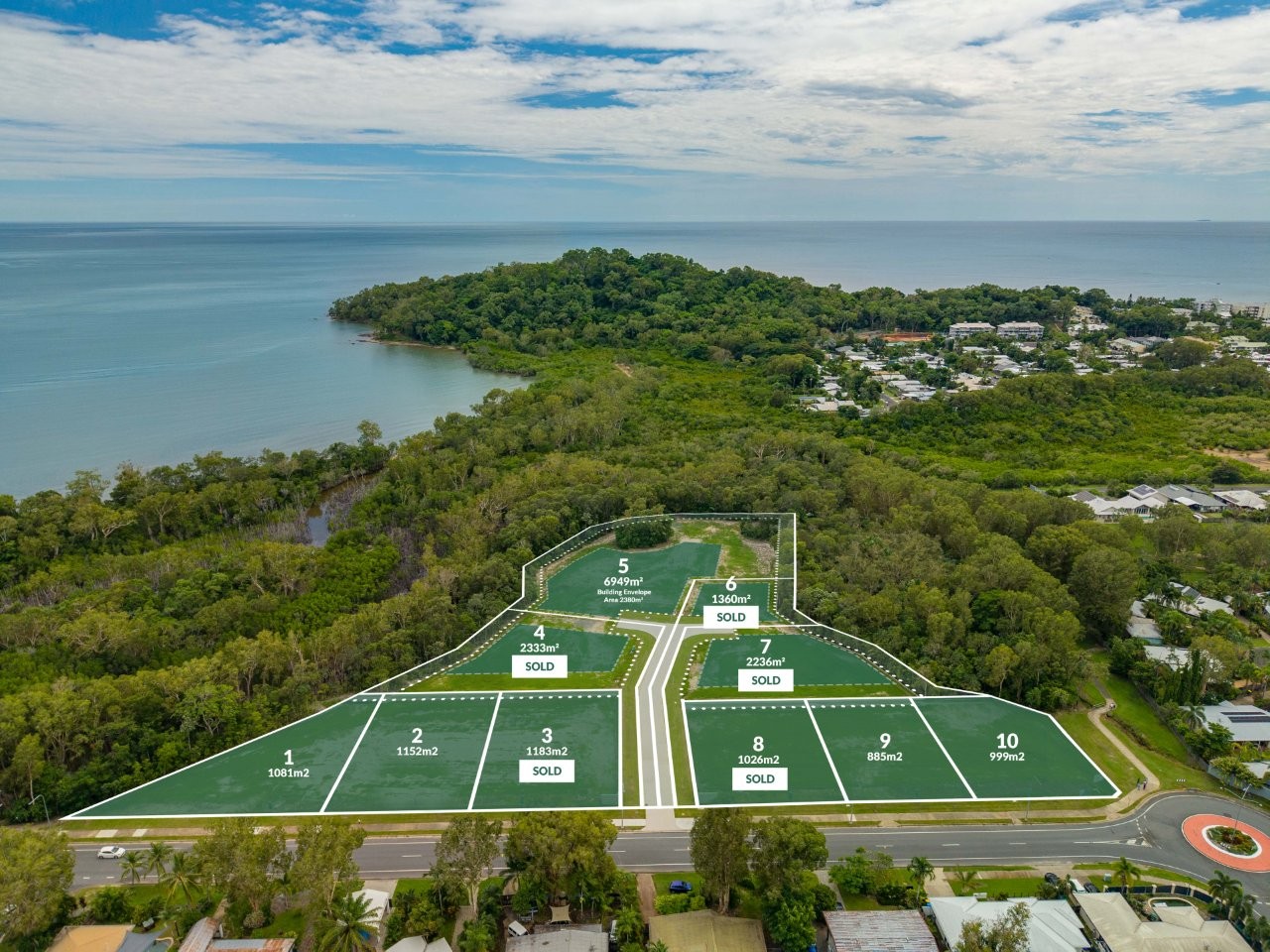 Aura Estate - Kewarra Beach Aerial