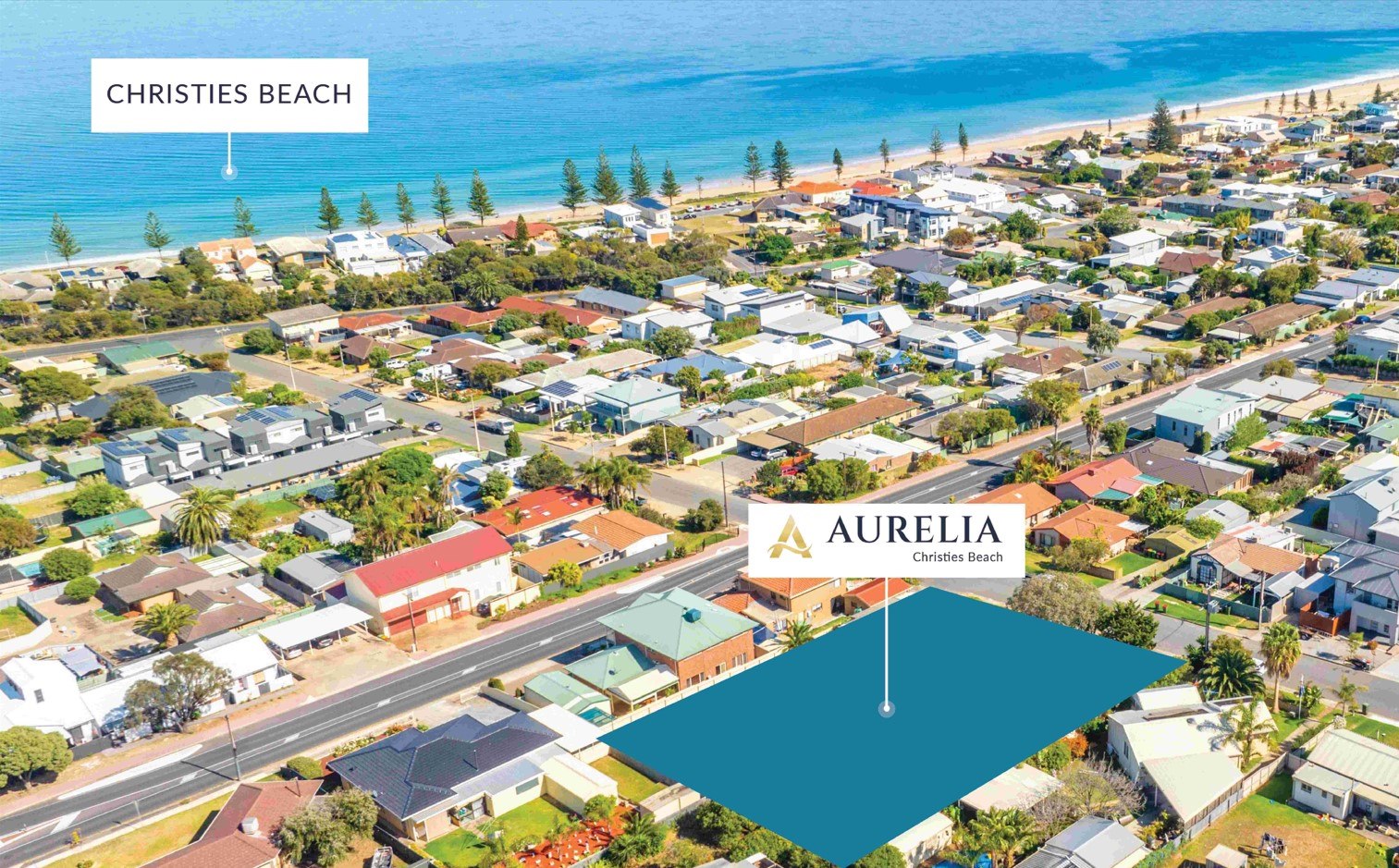 Aurelia Christies Beach Estate - Christies Beach Location Map