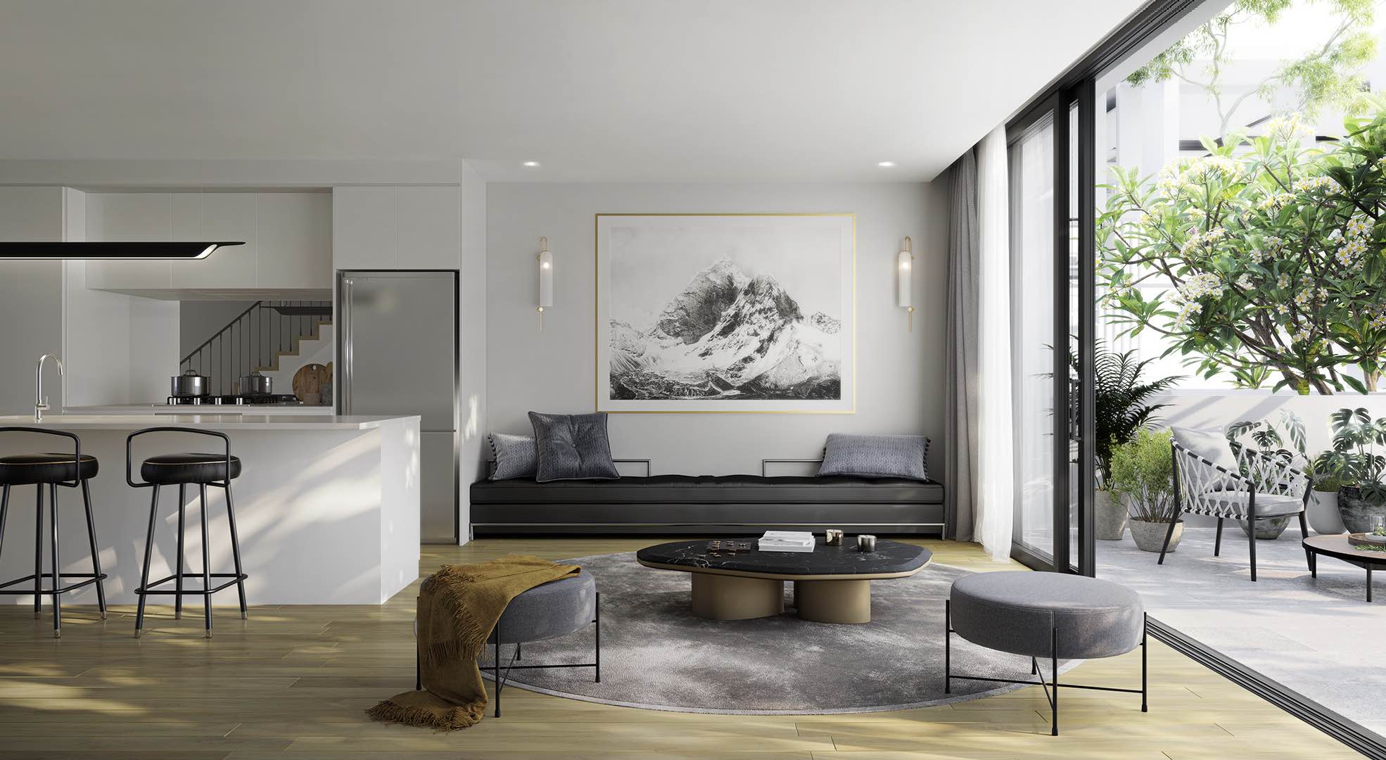 Aurora Terraces - Rouse Hill Living Render