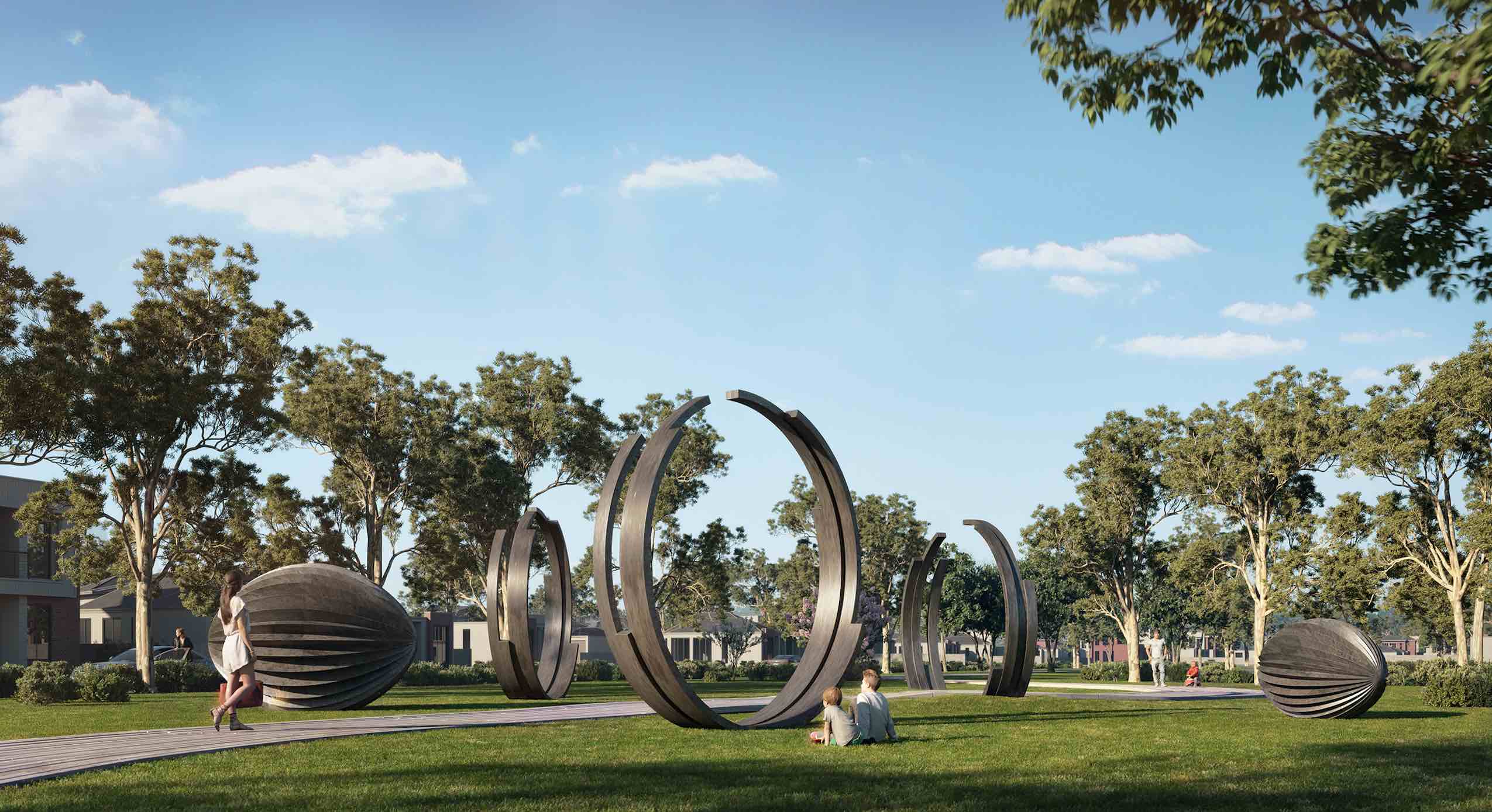 Austin Lara Estate Entranc Render