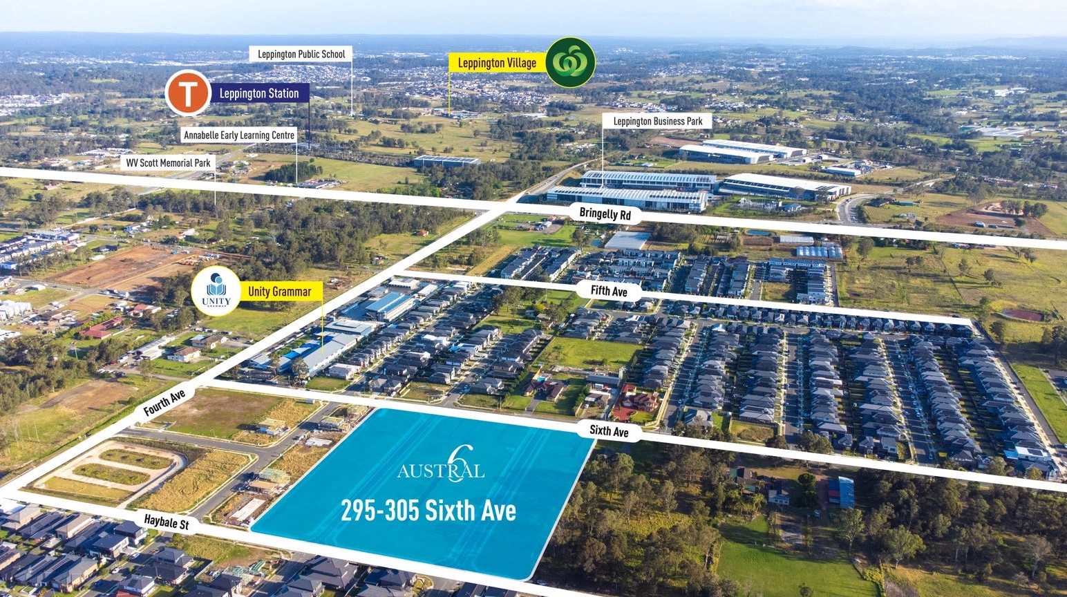 Austral Six Estate - Aust Aerial
