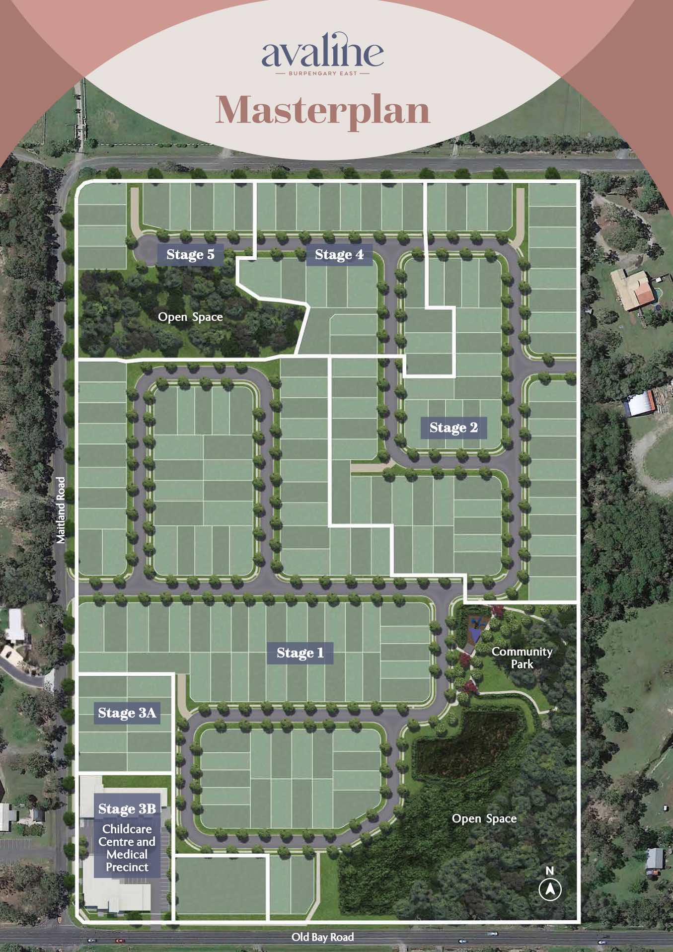 Avaline Estate - Burpengary E Masterplan