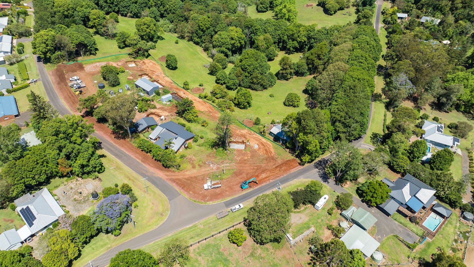 Avocado Grove Estate - Maleny Aerial
