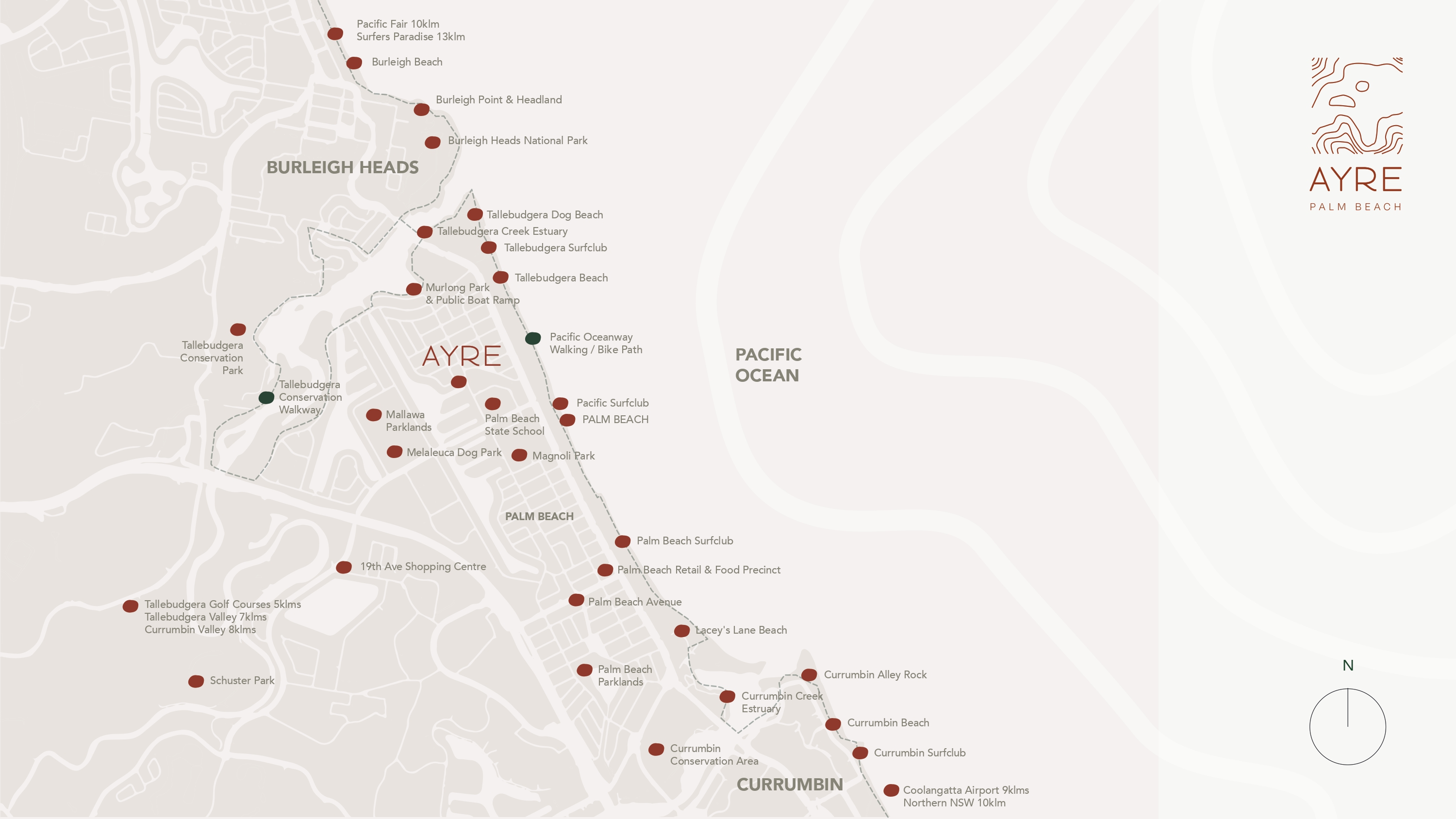 Ayre Estate - Palm Beach Location Map