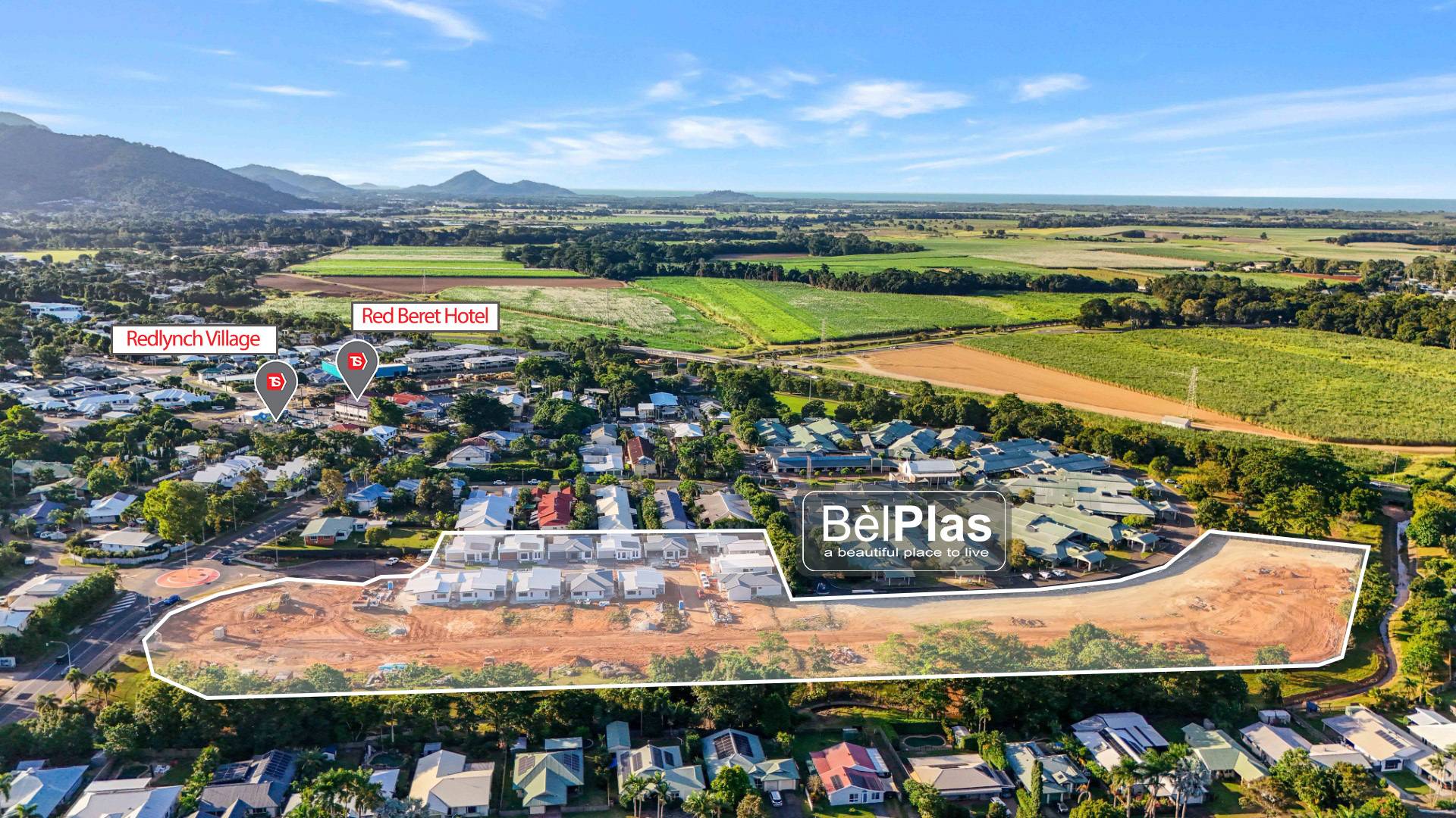 B--l Plas Estate - Redlynch Aerial