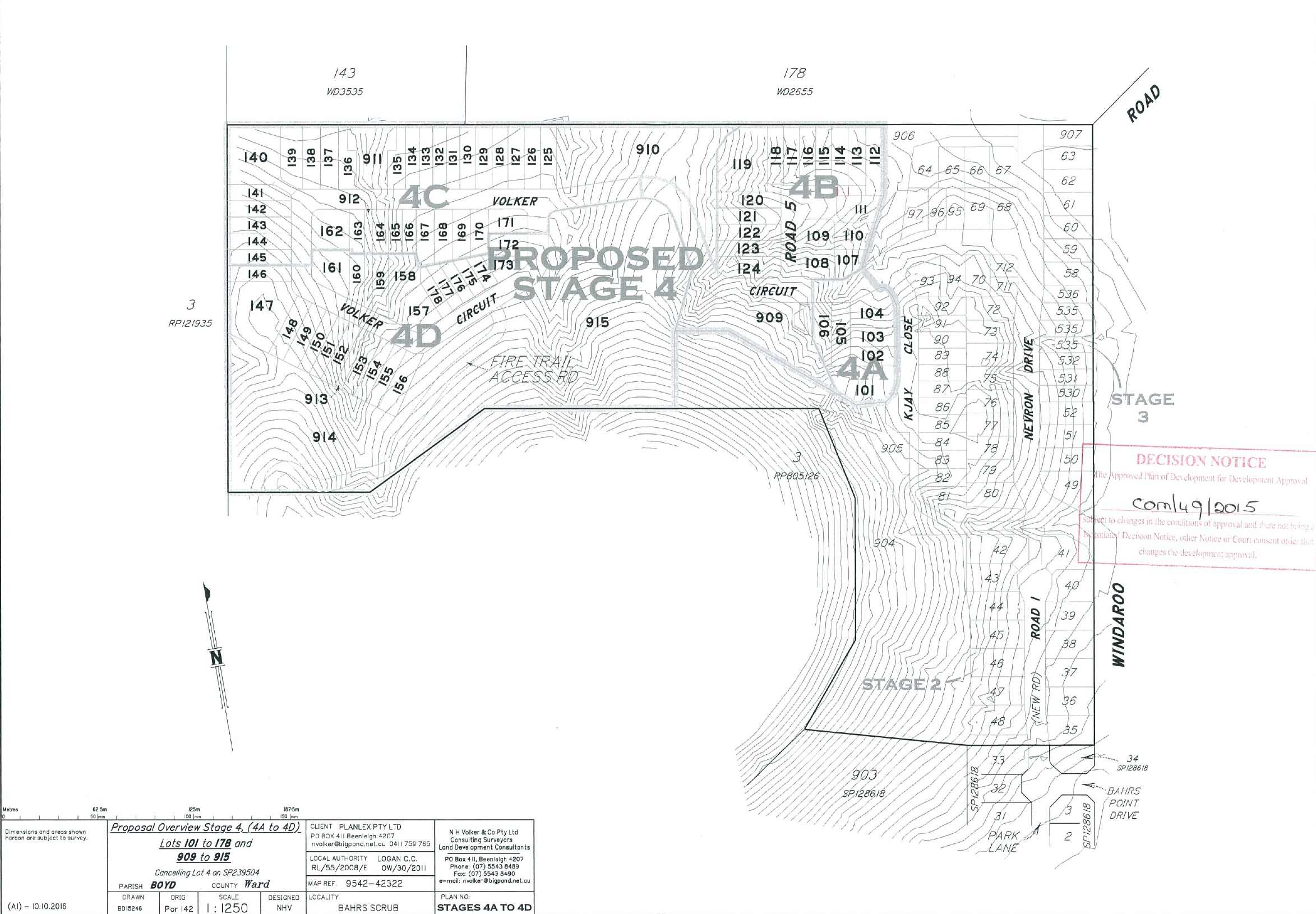 Bahrs Point Estate - Bahrs Scrub Stage 4 Plan