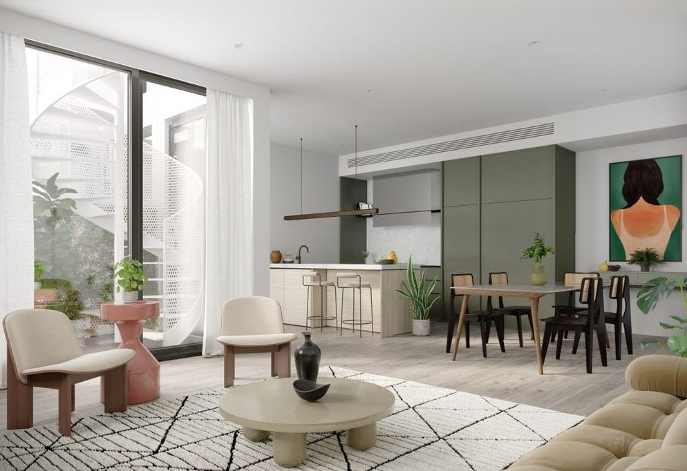 Bakehouse Terraces - Fitzroy North Living